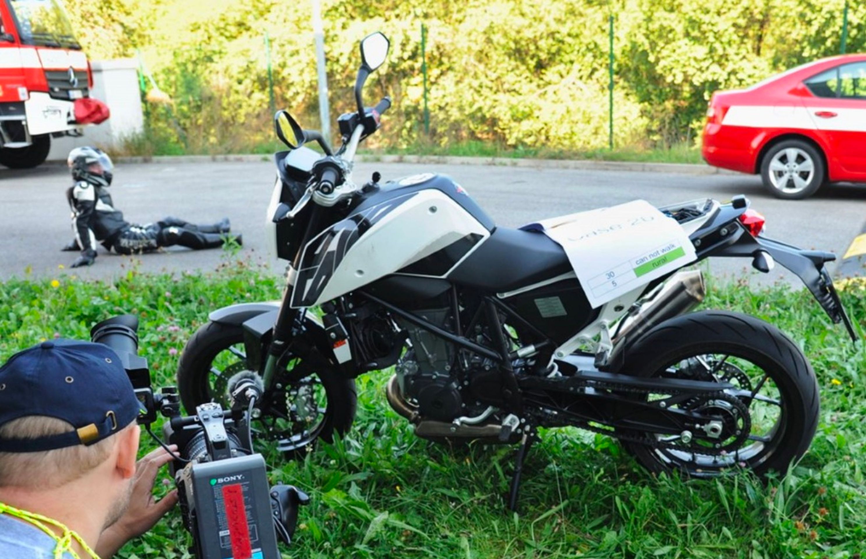 Testování systému eCall v motorkách - 10 - Fotogalerie: Hasiči testují systém pro eCall na motorkách (5/5)