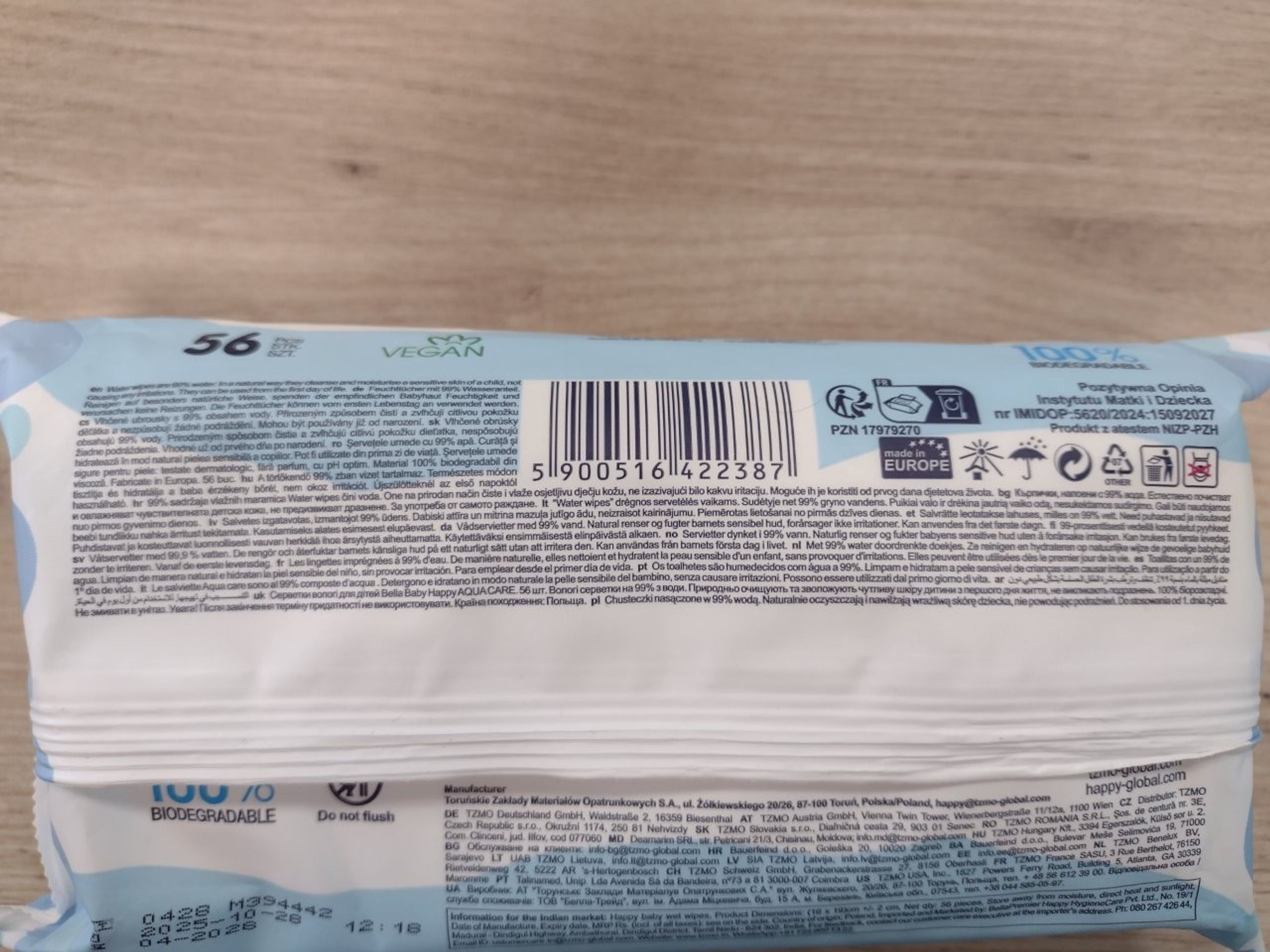 Dětské ubrousky Bella Happy Aqua Care - Dětské ubrousky Bella Happy Aqua Care (2/4)