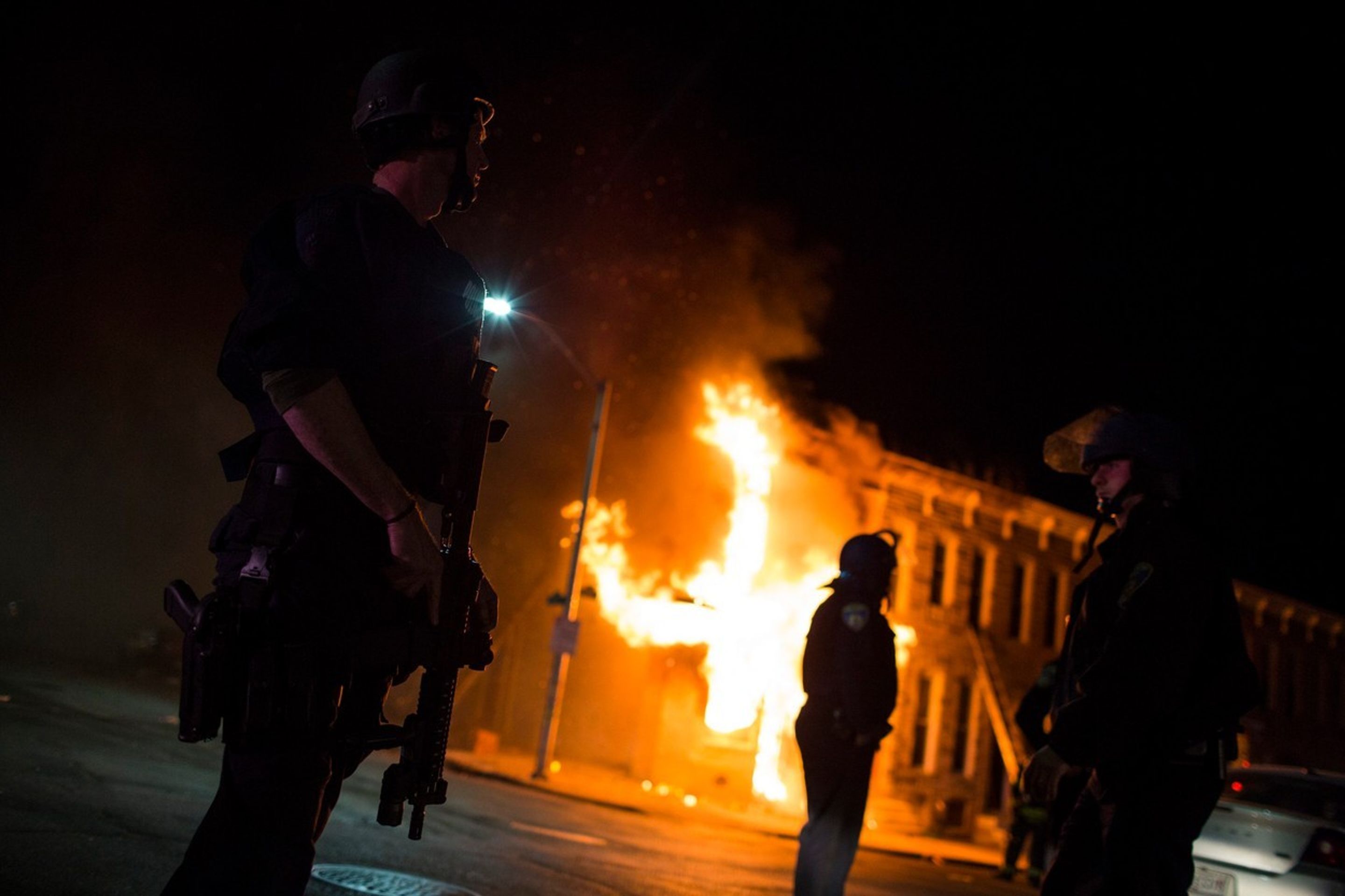 Protesty v Baltimore - 13 - GALERIE: Protesty v Baltimore (1/7)