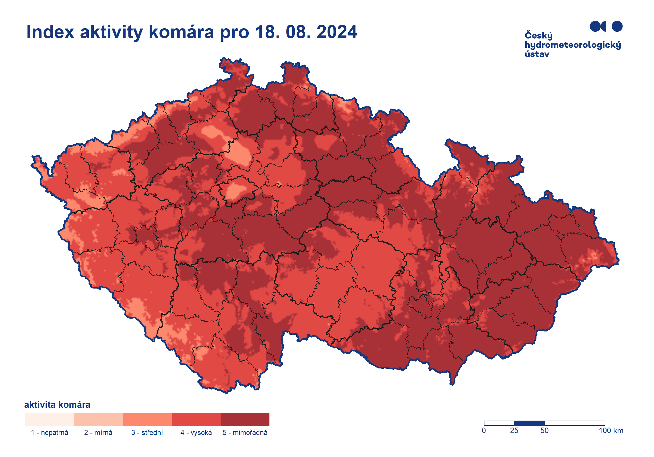 Index aktivity komára - Index aktivity komára (2/3)