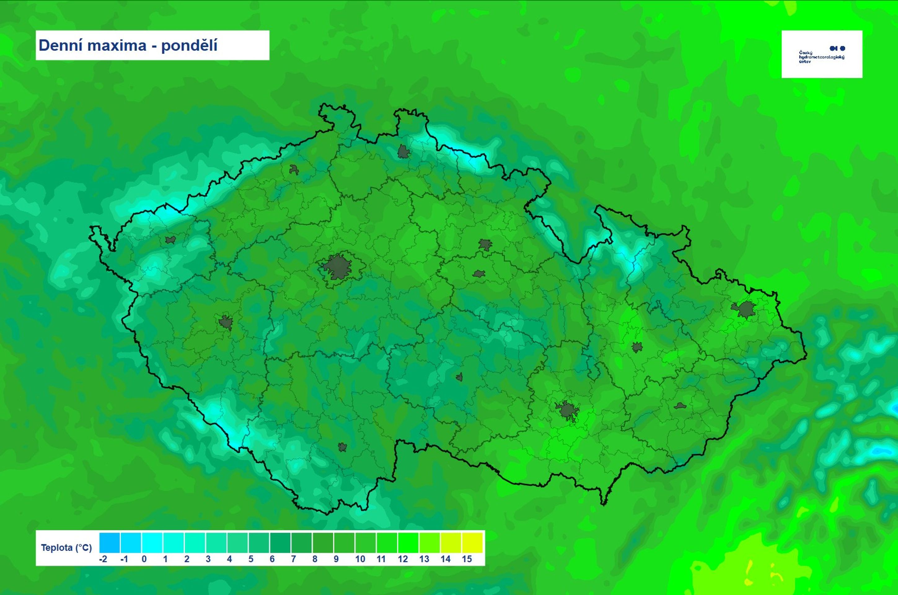 Mapa počasí - Mapy počasí (1/3)