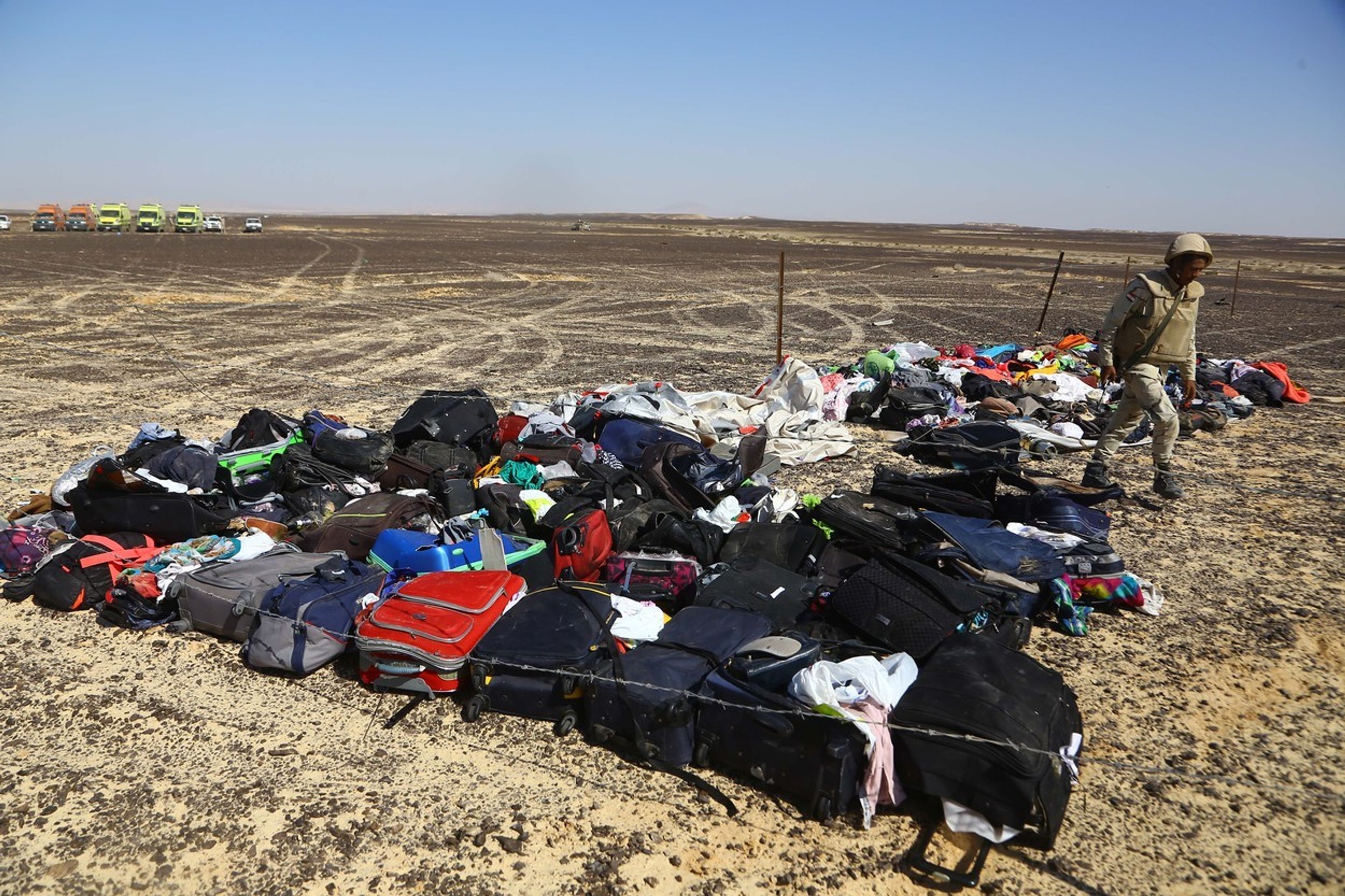 Останки после авиакатастрофы