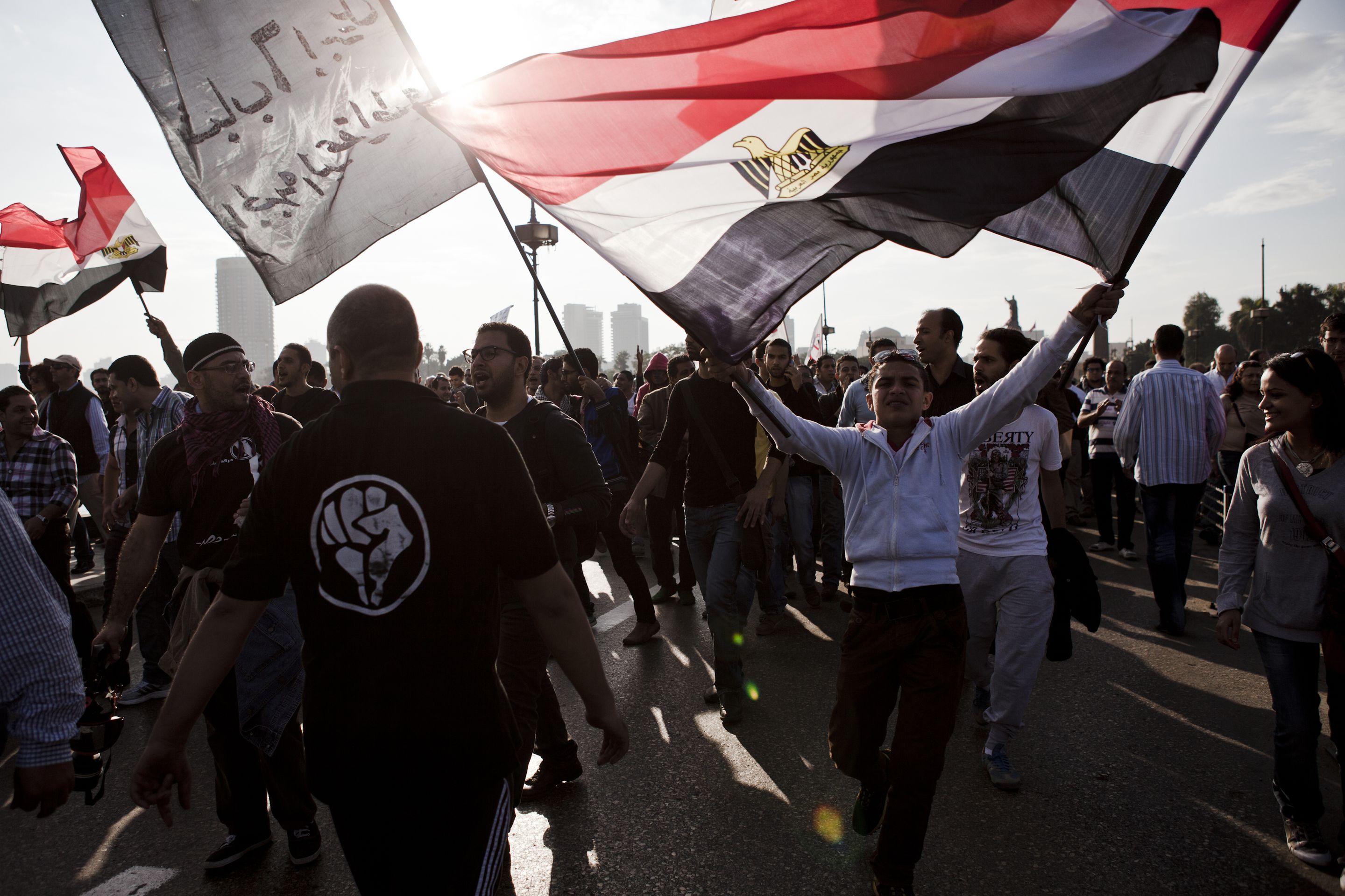 Protesty v Egyptě - 1 - V Egyptě protestovaly tisíce lidí proti prezidentovi (9/10)