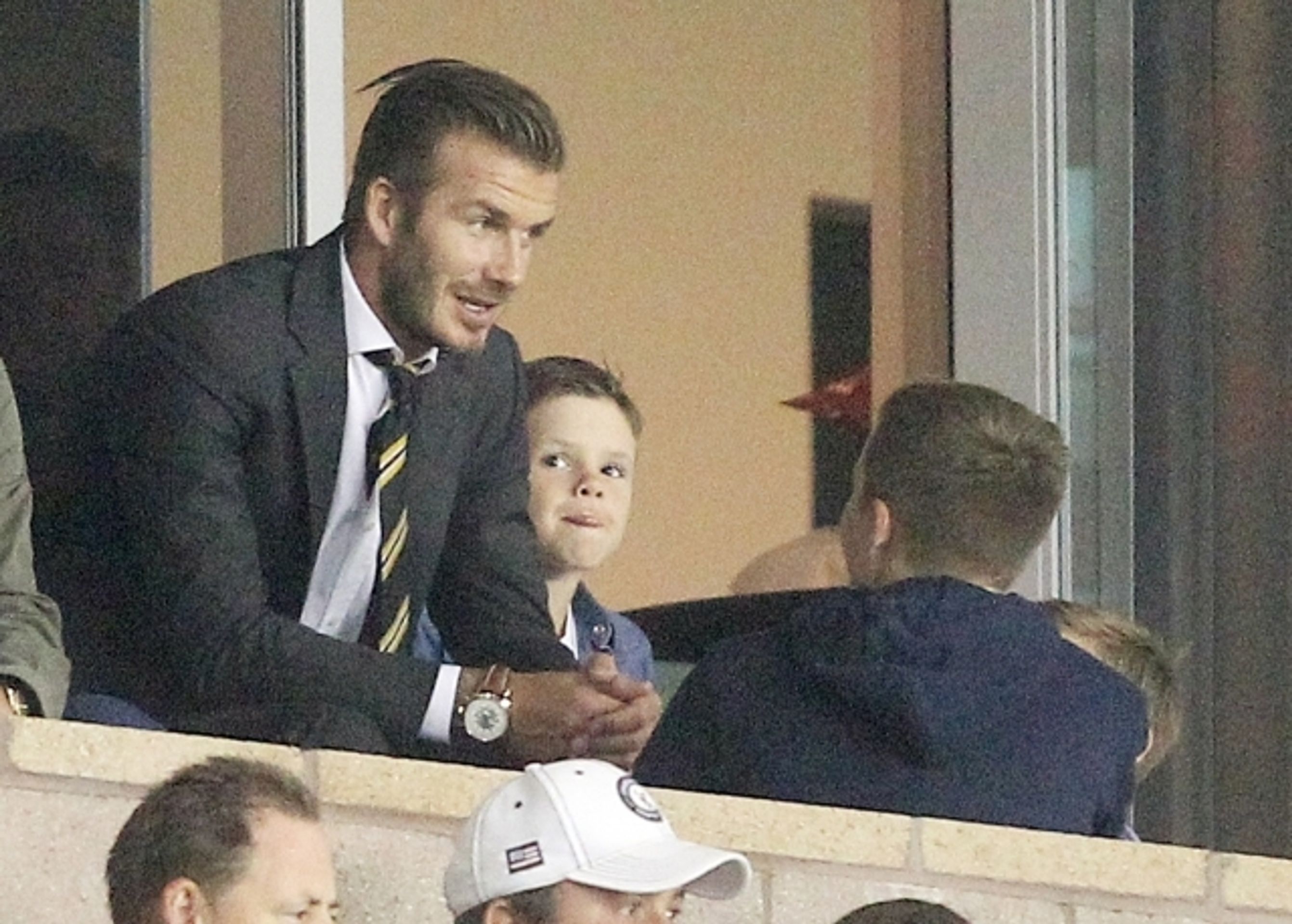 Beckham a děti - 1 - GALERIE: David Beckham a děti (11/15)