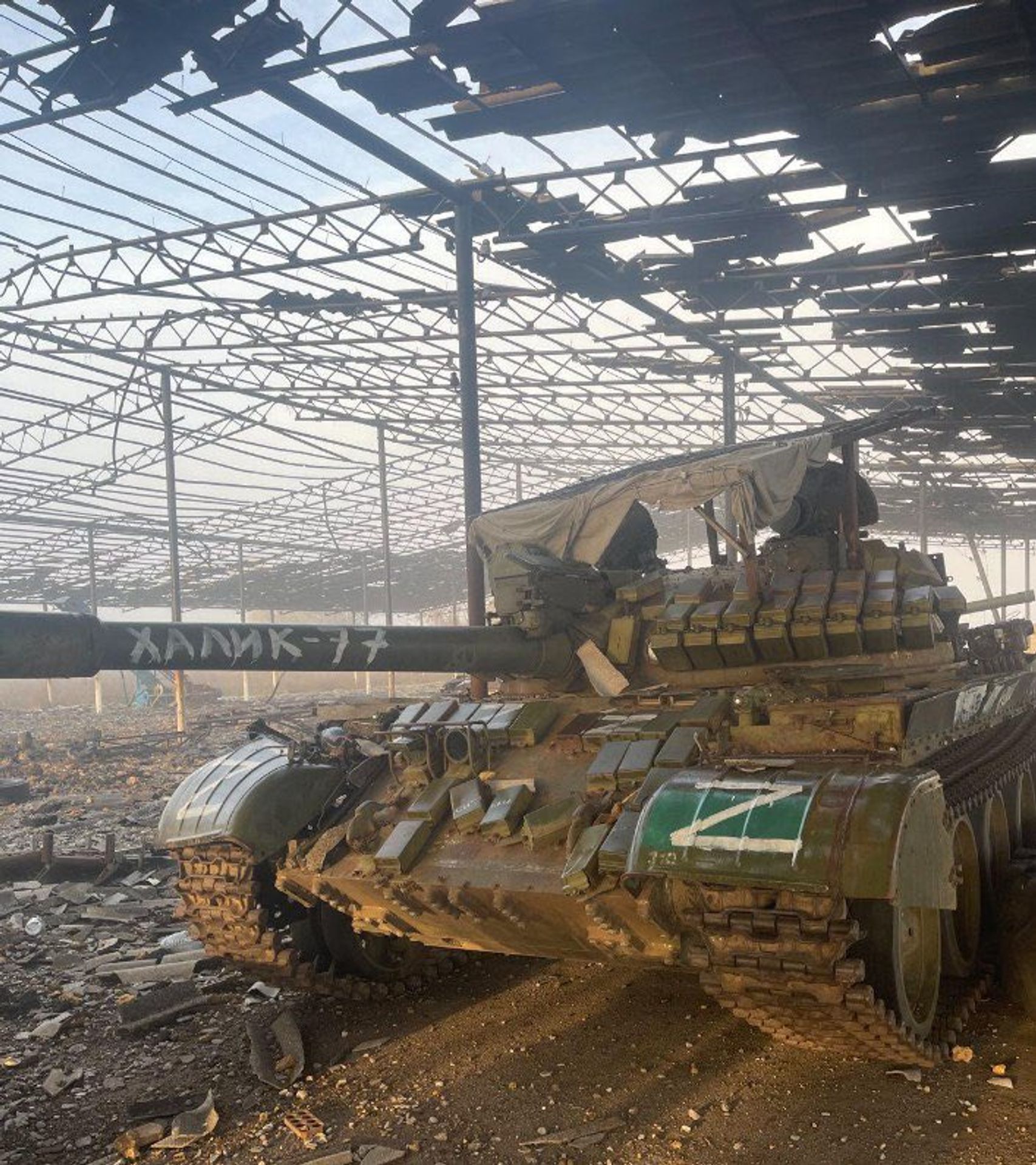 T-62MV - Ruské stroje ponechané v okolí Chersonu (3/7)
