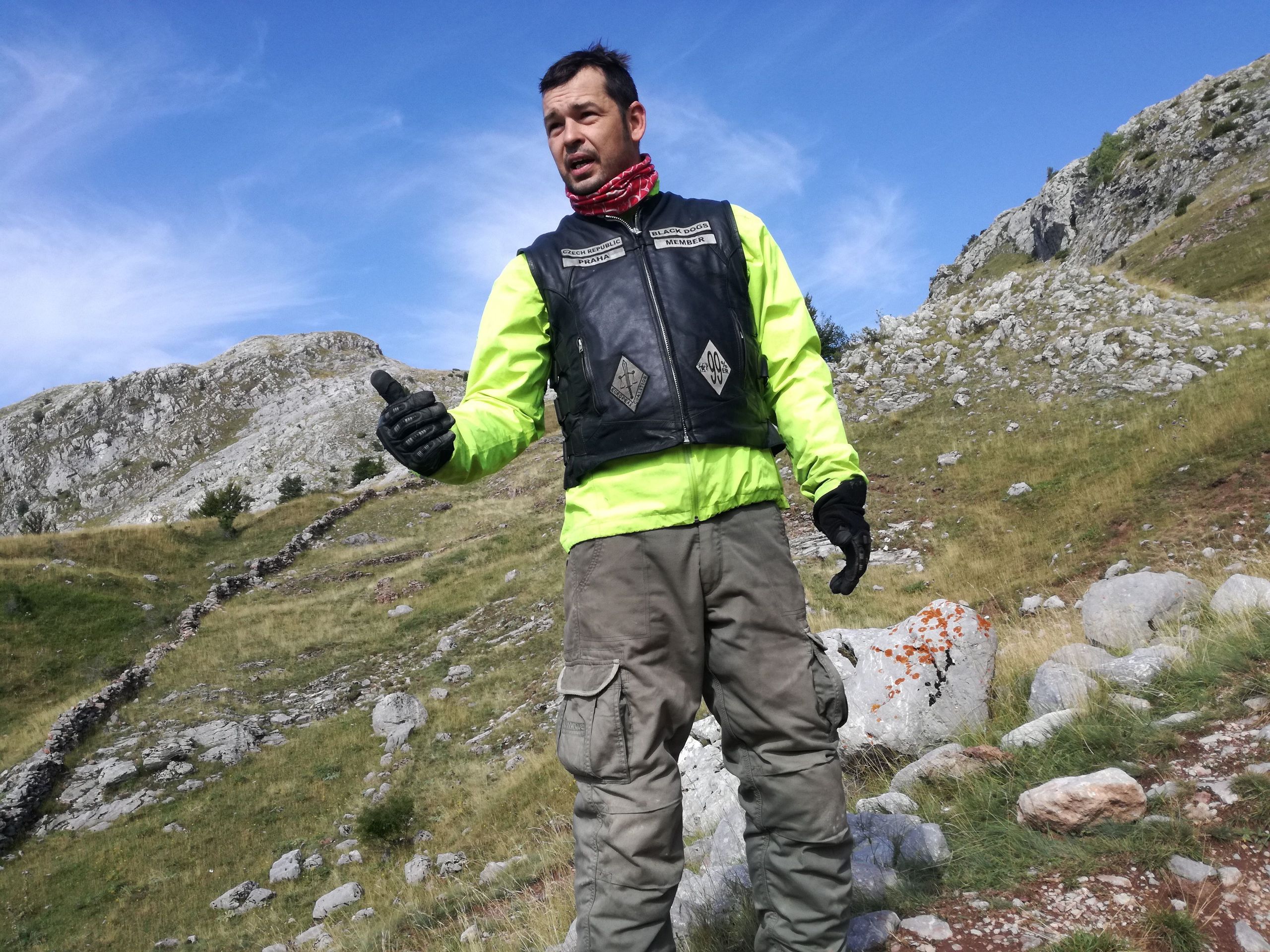 Martin neztrácel optimismus, radil, pomáhal a povzbuzoval - GALERIE: Na motorce do Řecka (8/10)