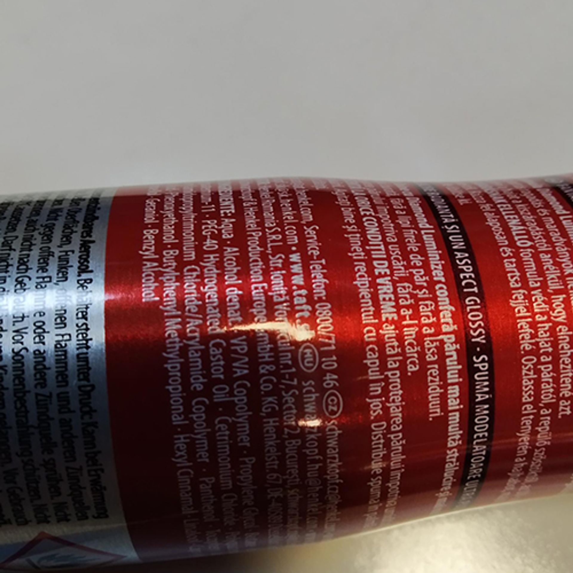 taft SHINE MOUSSE (4) - Nebezpečná kosmetika (16/32)