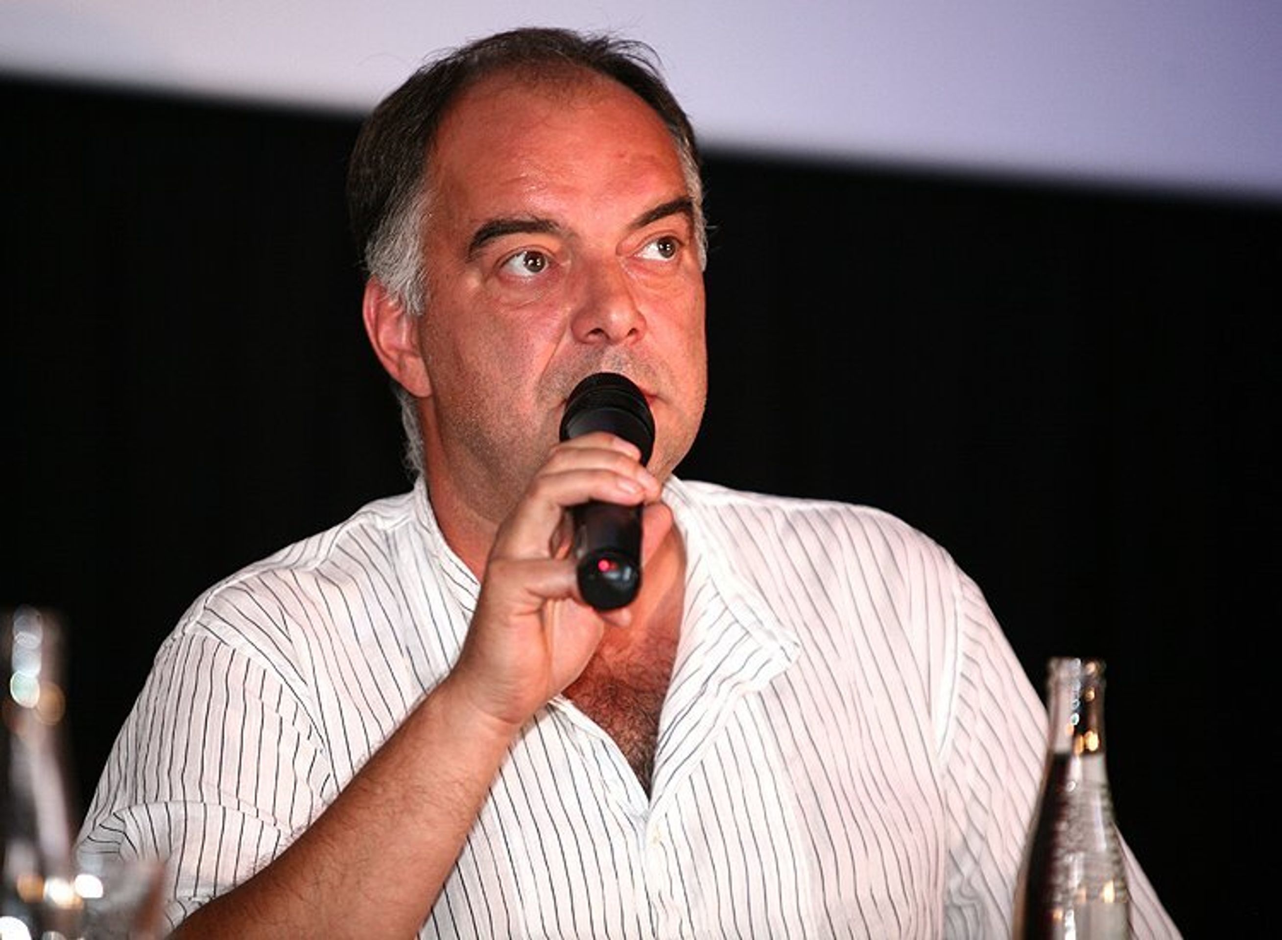 Tisková konference k filmu Medvídek - producent Ondřej Trojan  - Hřebejkův Medvídek se přiblížil kinům (5/6)