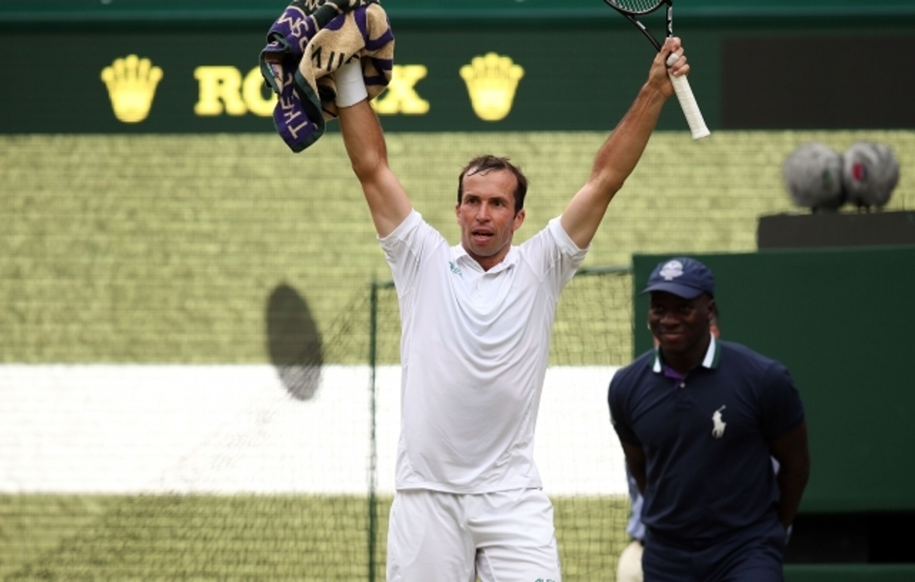 GALERIE: Radek Štěpánek - Nova Djokovič - 2 - GALERIE: Radek Štěpánek - Novak Djokovič, Wimbledon 2014 (2/13)