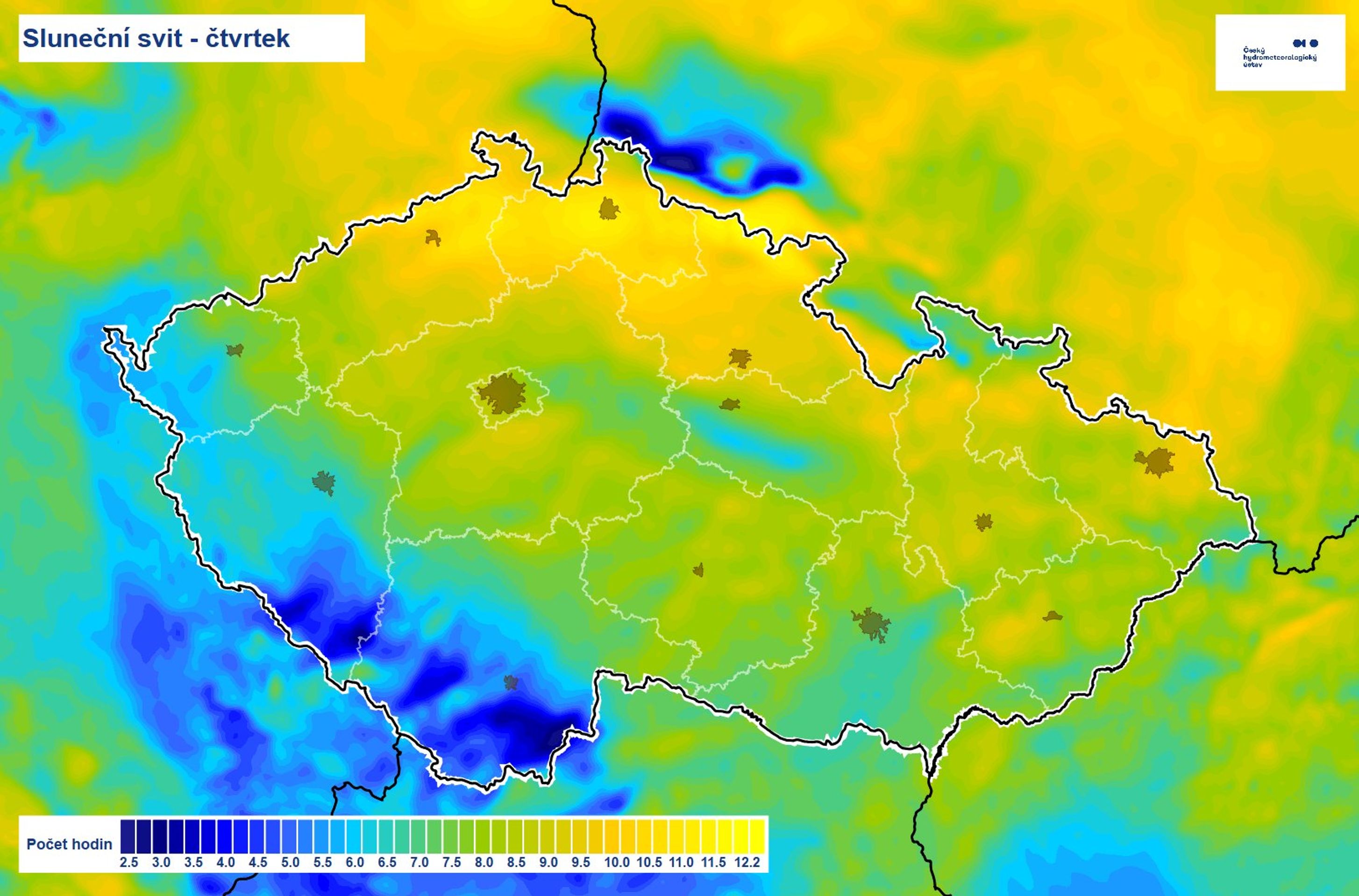 Sluneční svit 17. dubna 2025 - Počasí ve čtvrtek 17. dubna 2025 (2/4)