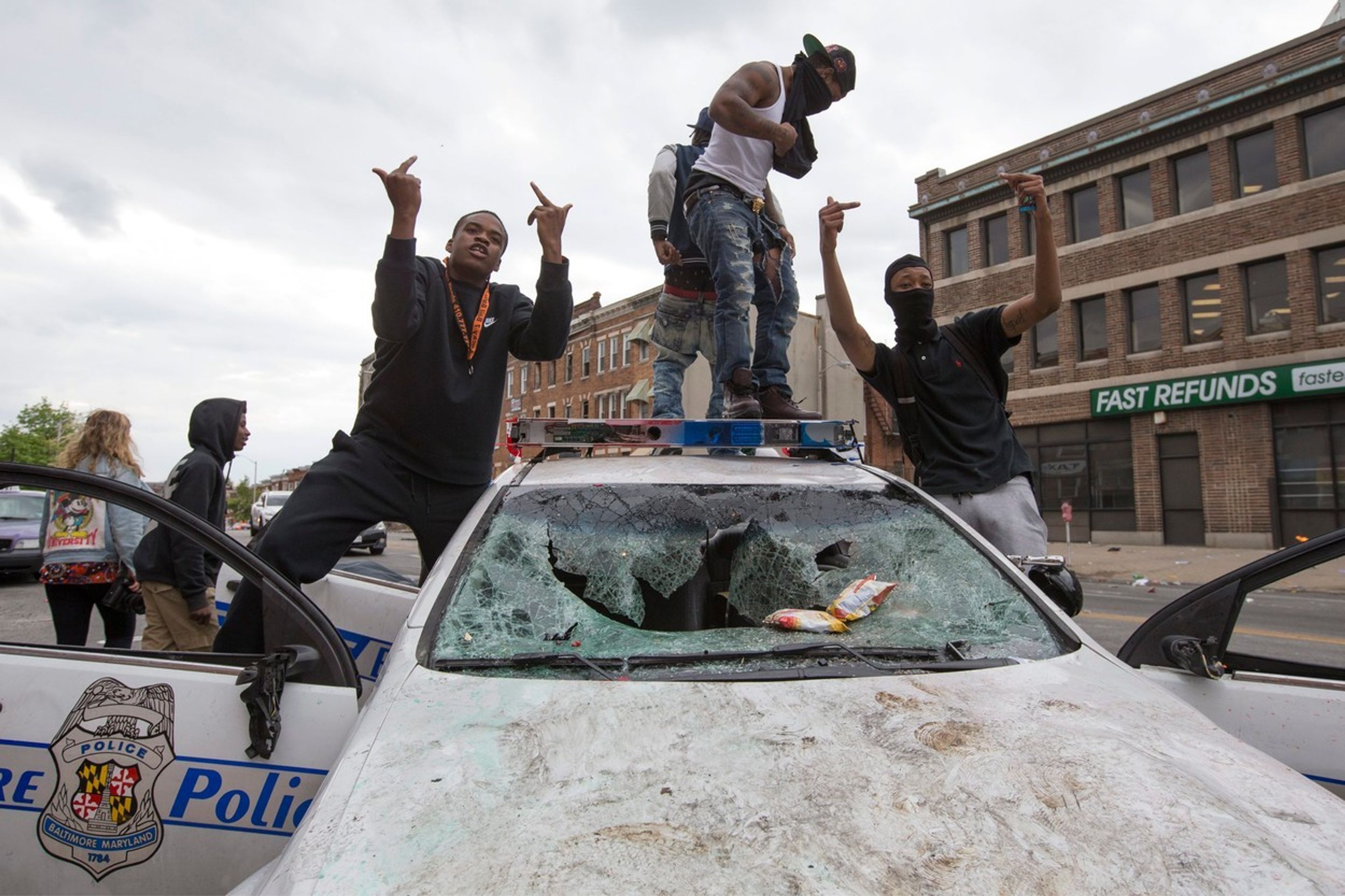 Protesty v Baltimore - 6 - GALERIE: Masivní protesty v Baltimore (1/8)