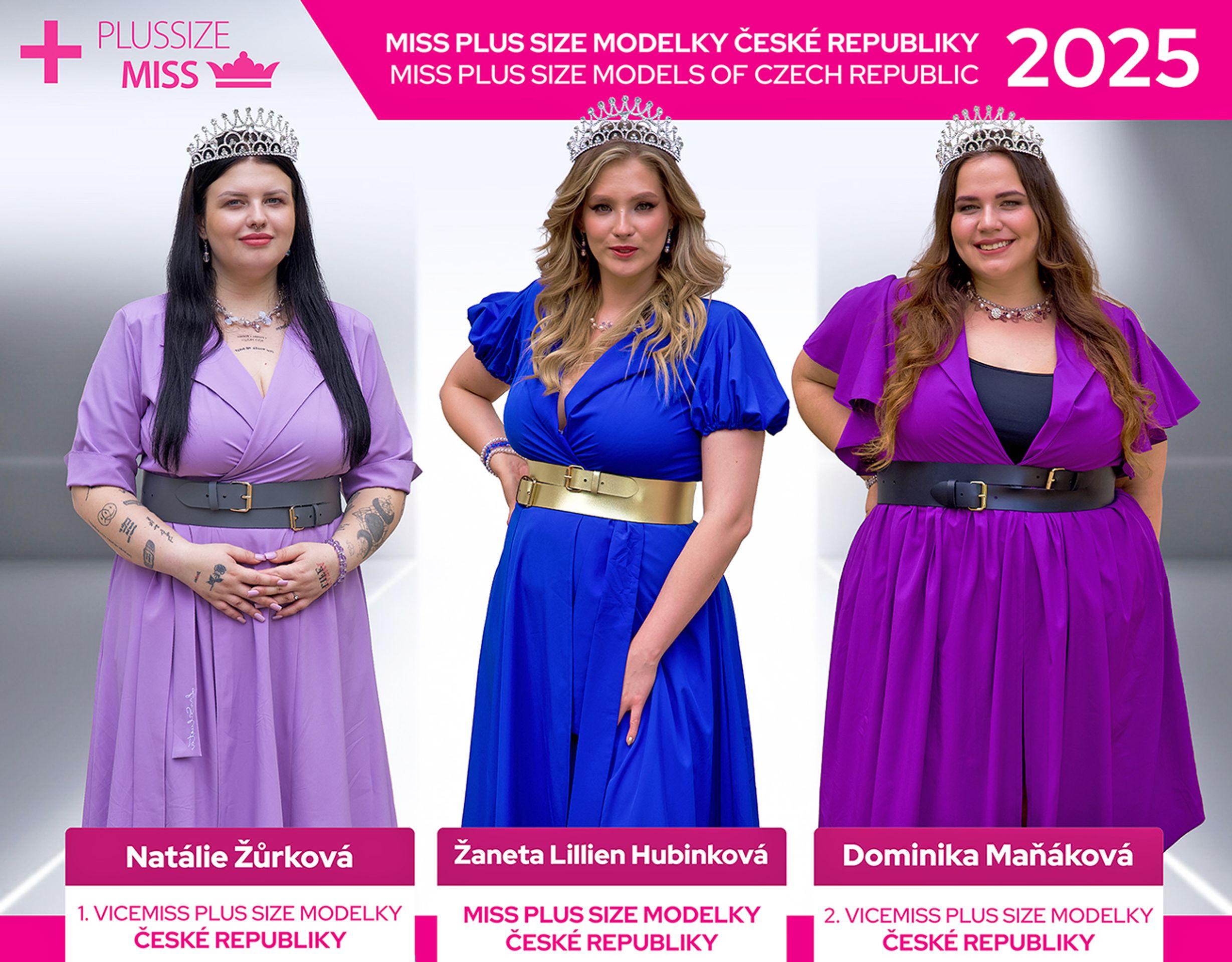 Vítězky Miss Plus Size 2025 - Miss Žaneta Lillien Hubinková (3/7)