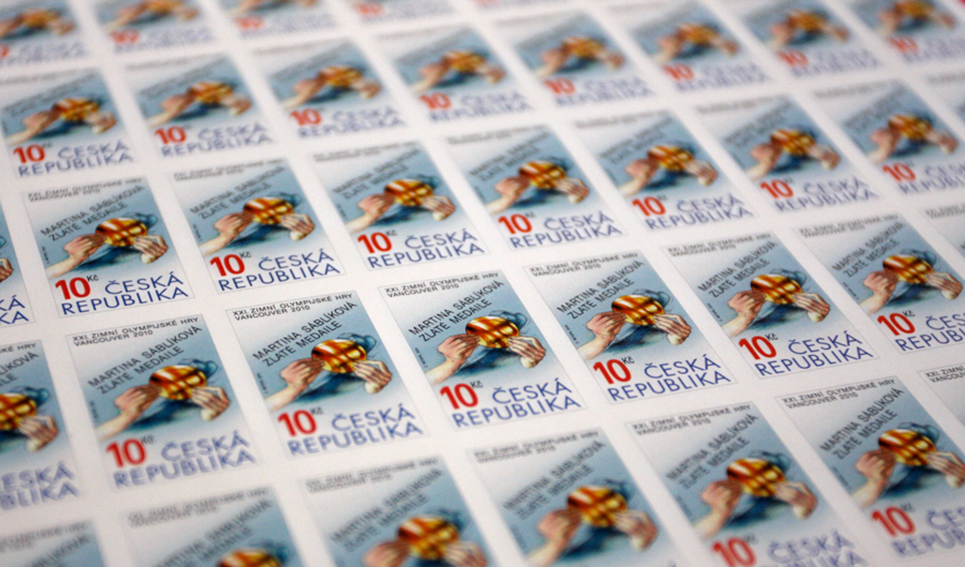 Poštovní známka-3 - GALERIE: POštovní známka Martiny Sáblíkové (6/8)