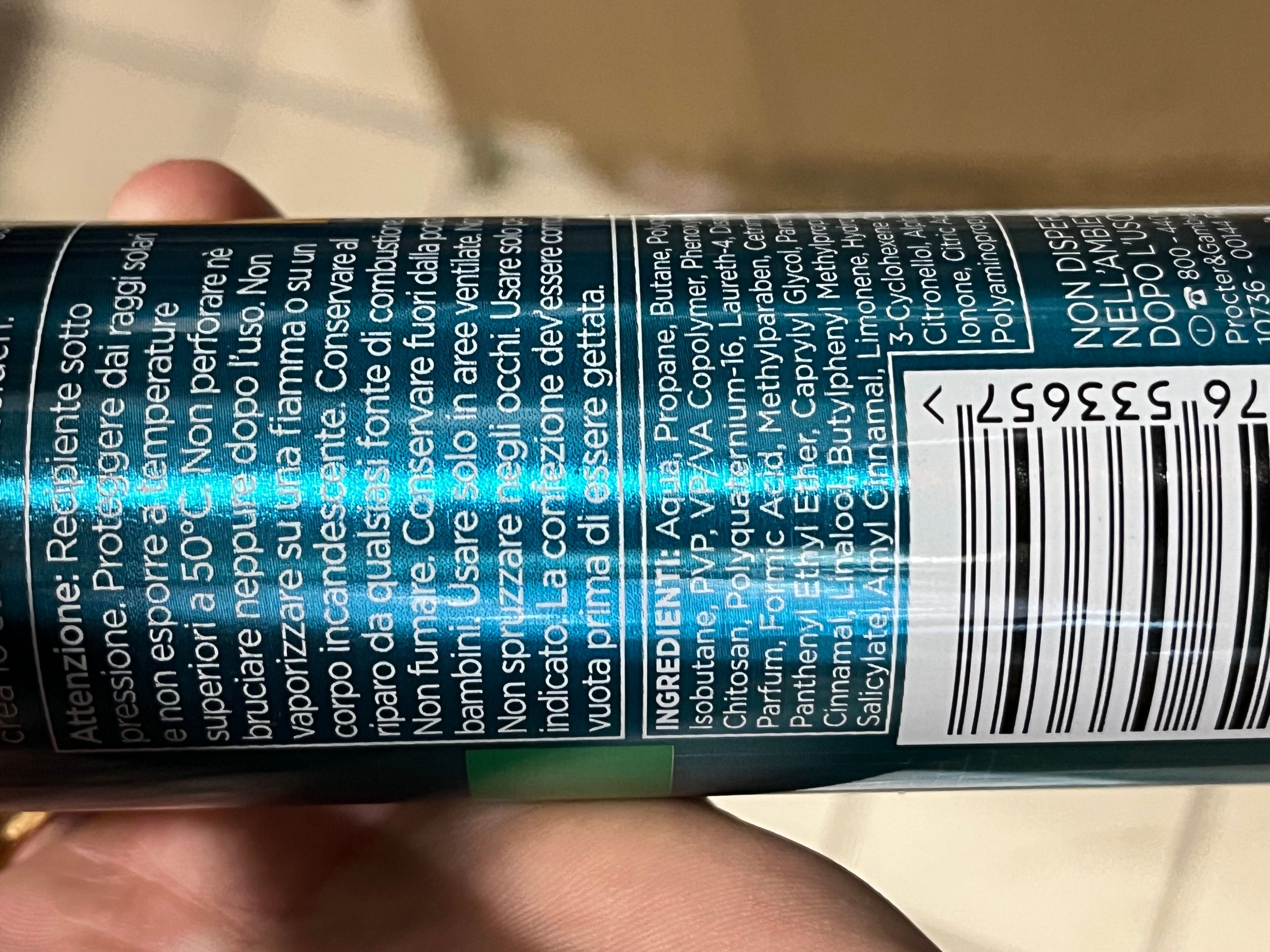 Pěna do vlasů PANTENE (2) - Zdraví nebezpečná kosmetika (8/25)