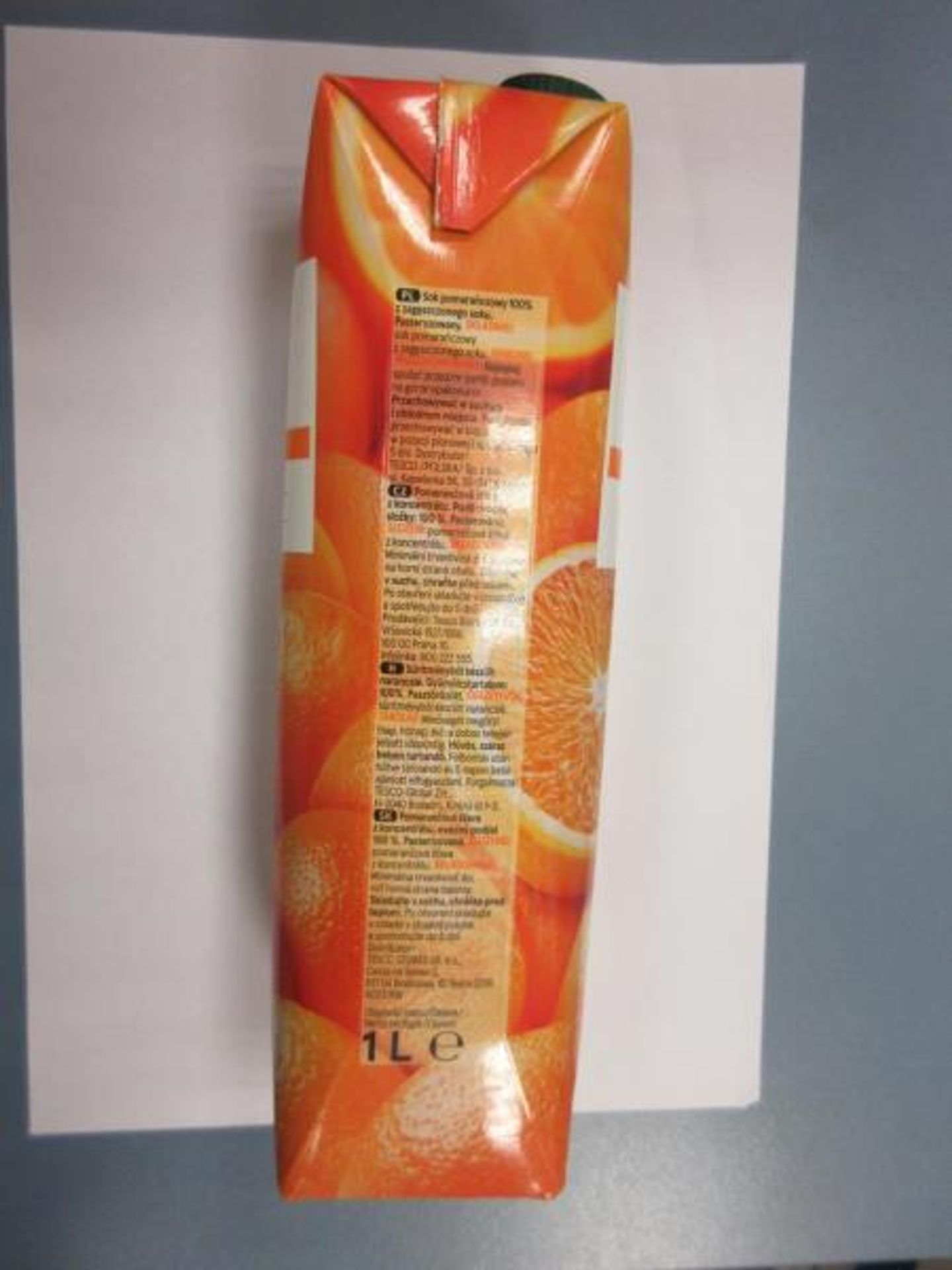 TESCO 100% ORANGE JUICE - TESCO 100% ORANGE JUICE (4/7)