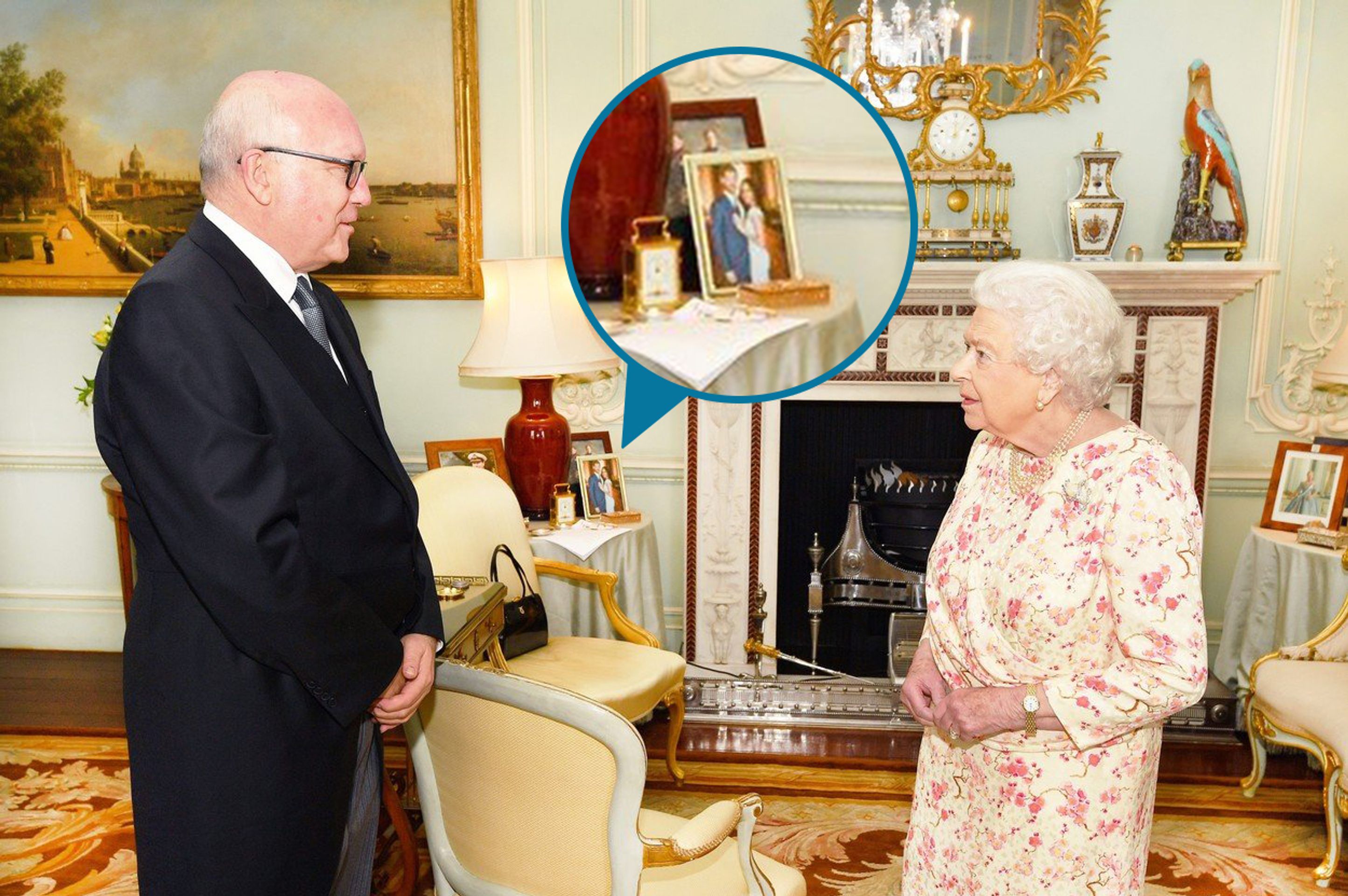 Královna Alžděta a George Brandis - 1 - GALERIE: Královna Alžděta a George Brandis (1/4)