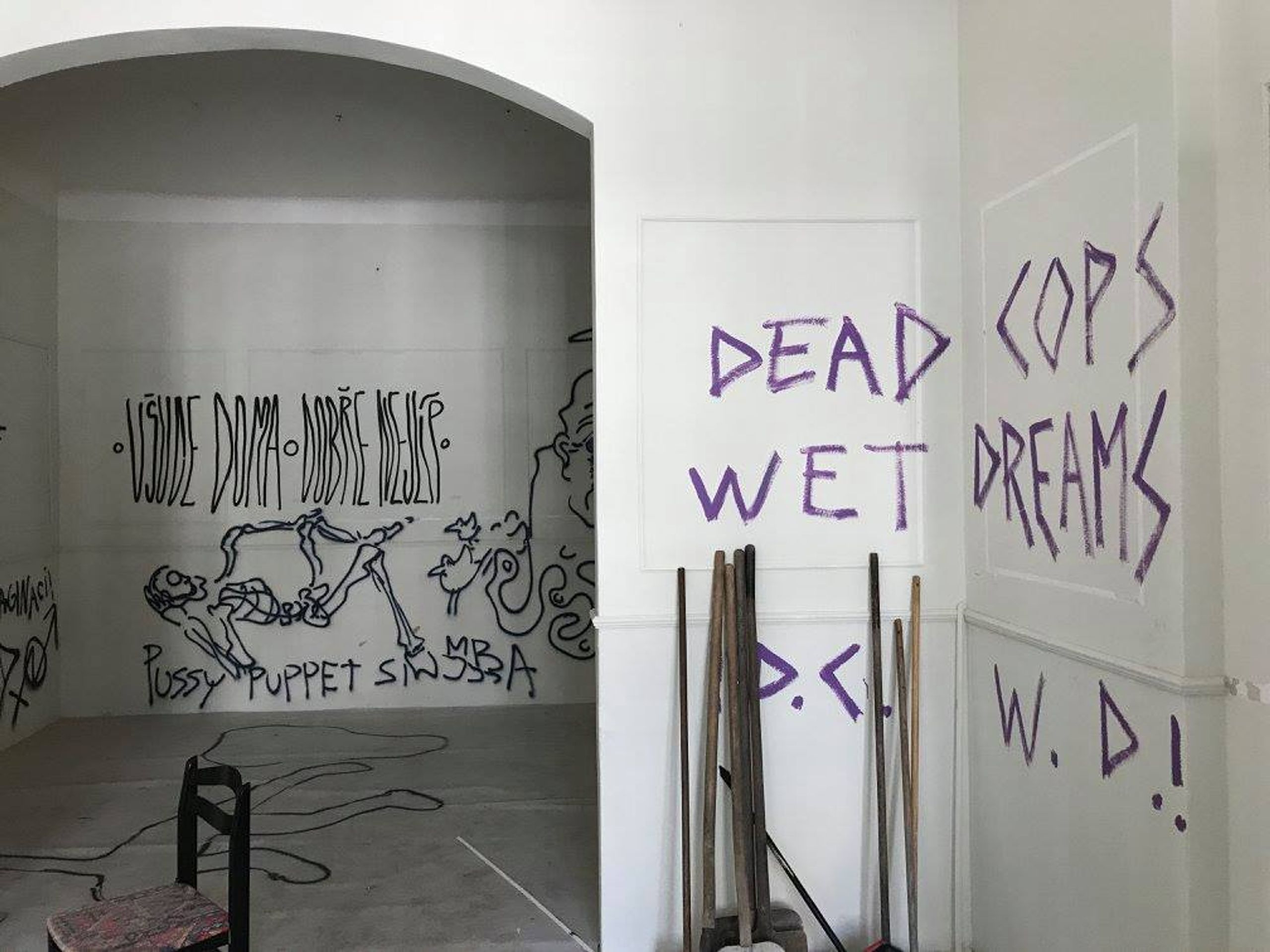 Squatteři zanechali v domech v Praze spoušť - 3 - GALERIE: Squatteři po sobě v domech zanechali spoušť (3/16)