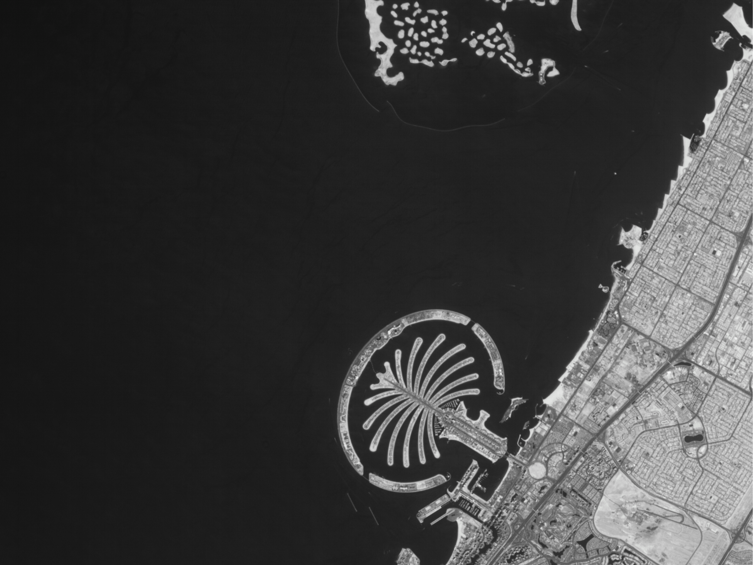 Snímek Dubaje ze satelitu SATurnin-1 - Snímky ze satelitu SATurnin-1 (3/4)