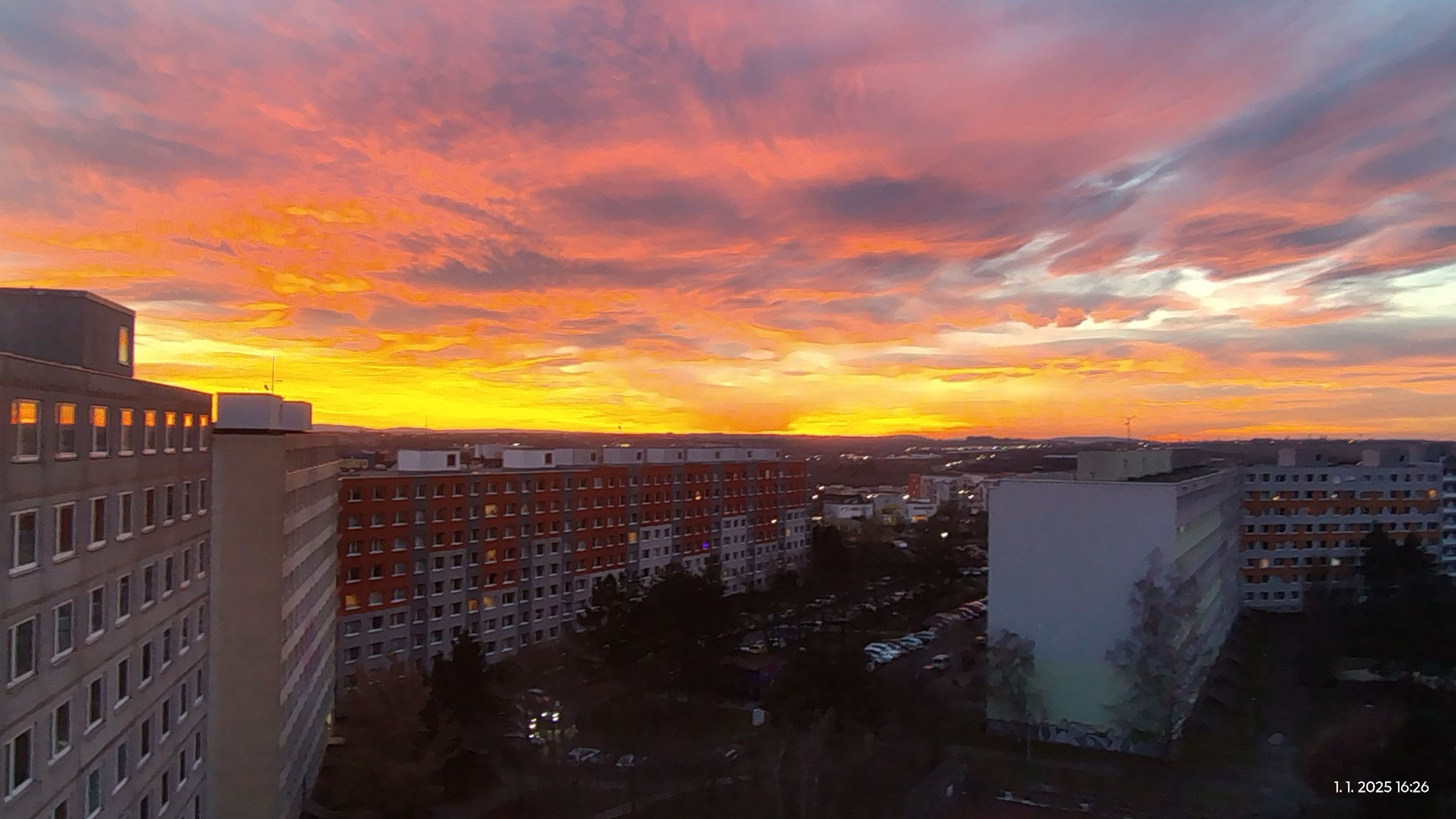 Nebeská podívaná nad Brdy - Novoroční nebeská podívaná nad Českem (7/9)
