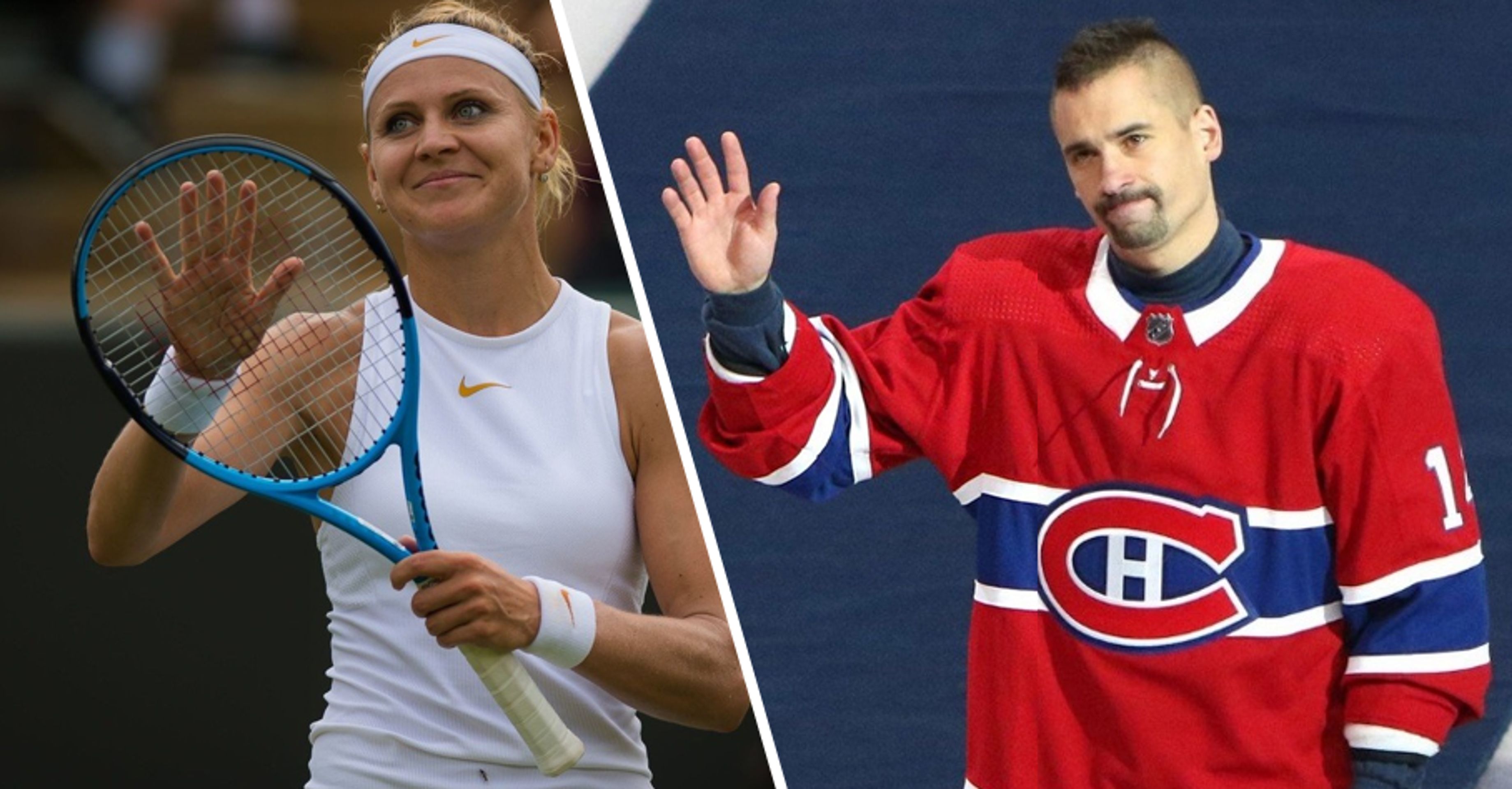 Lucie Šafářová a Tomáš Plekanec - GALERIE: Tenistka Lucie Šafářová chce, aby Plekanec hrál v Brně (5/5)