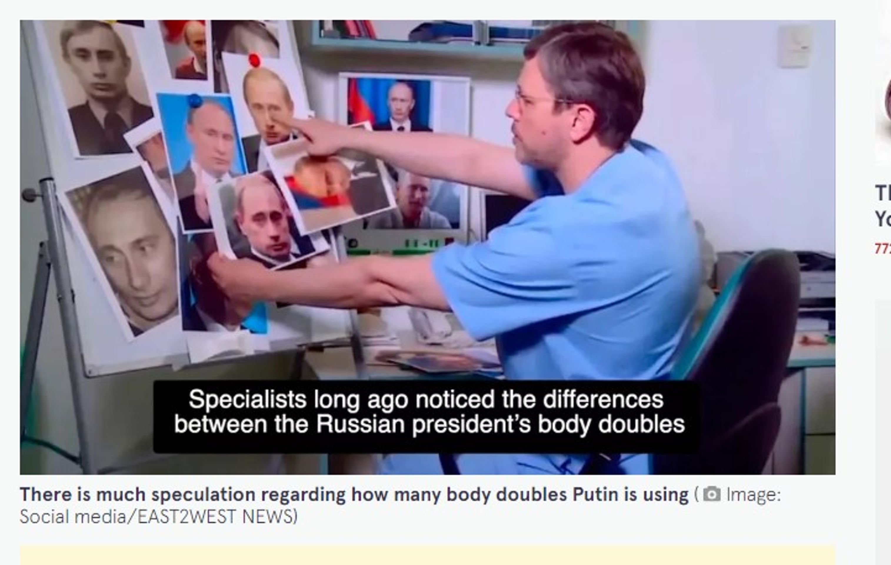 Různé fotografie Vladimira Putina - Fotografie, které mají dokazovat, že Putin používá dvojníky (4/4)