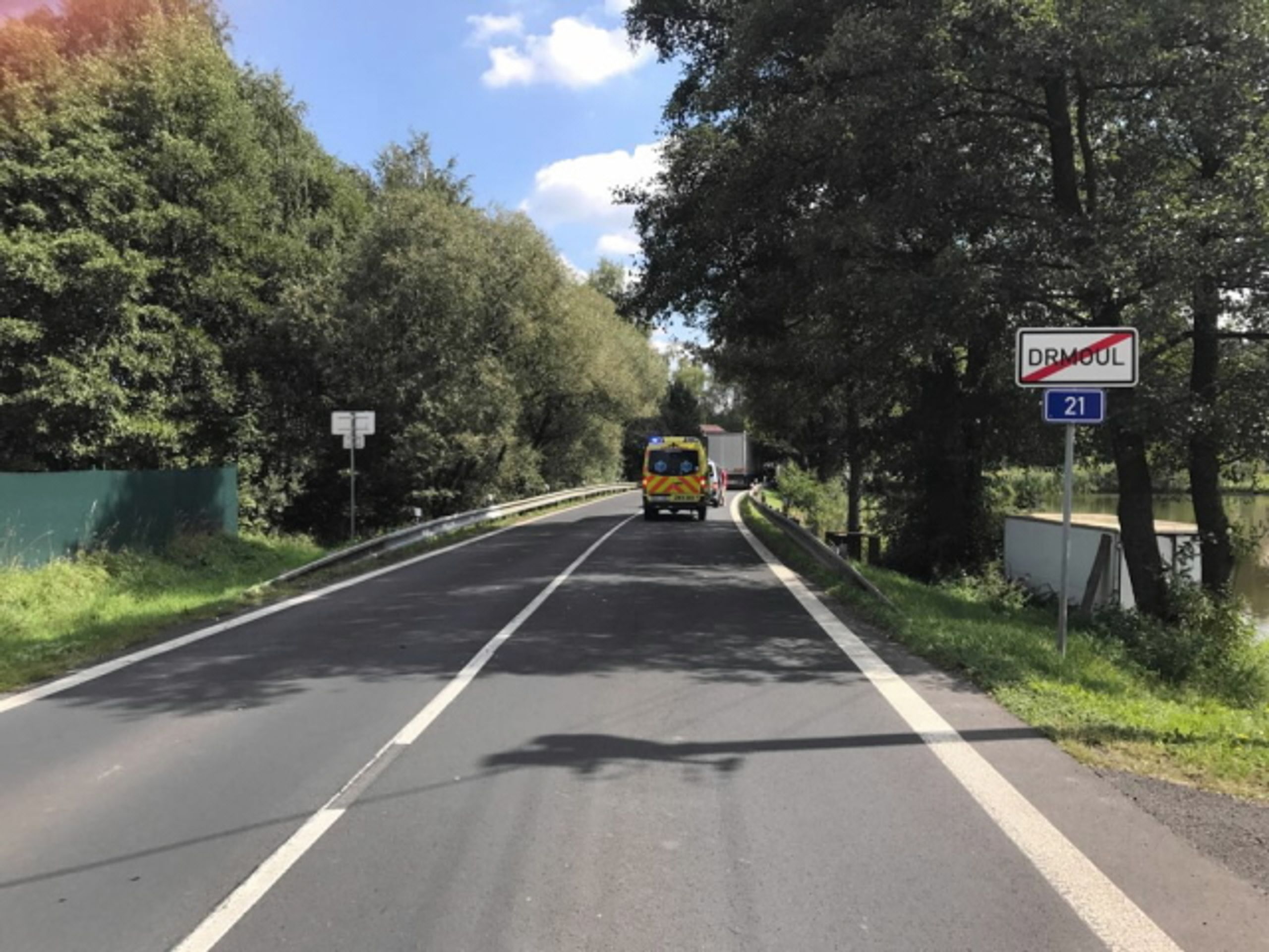Nehoda u obce Drmoul - GALERIE: Smrtelná nehoda u Drmoulu (2/5)