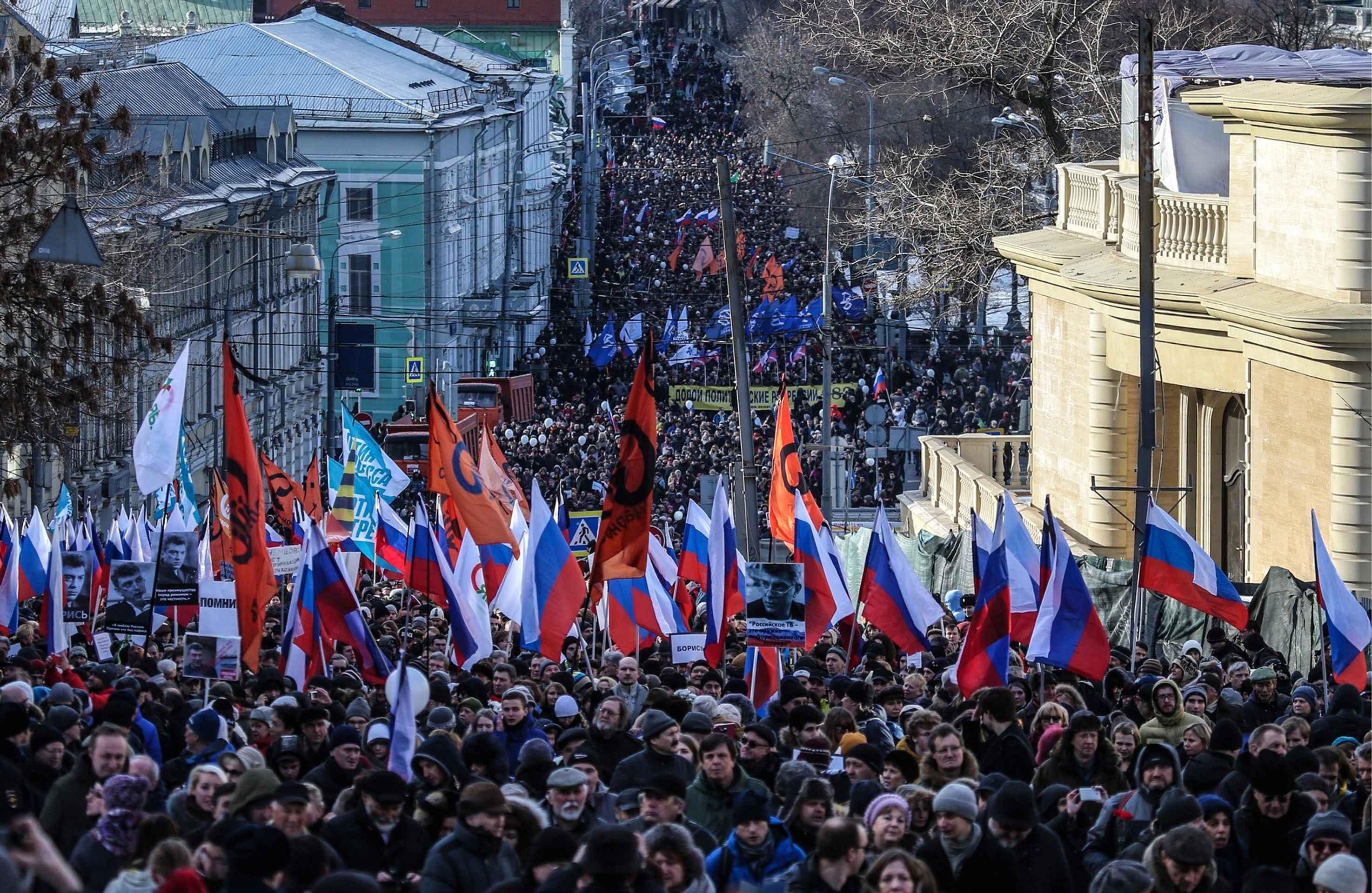 Pochod na památku Borise Němcova v Moskvě, 27. 2. 2015 - Oběti Putinova režimu (9/13)