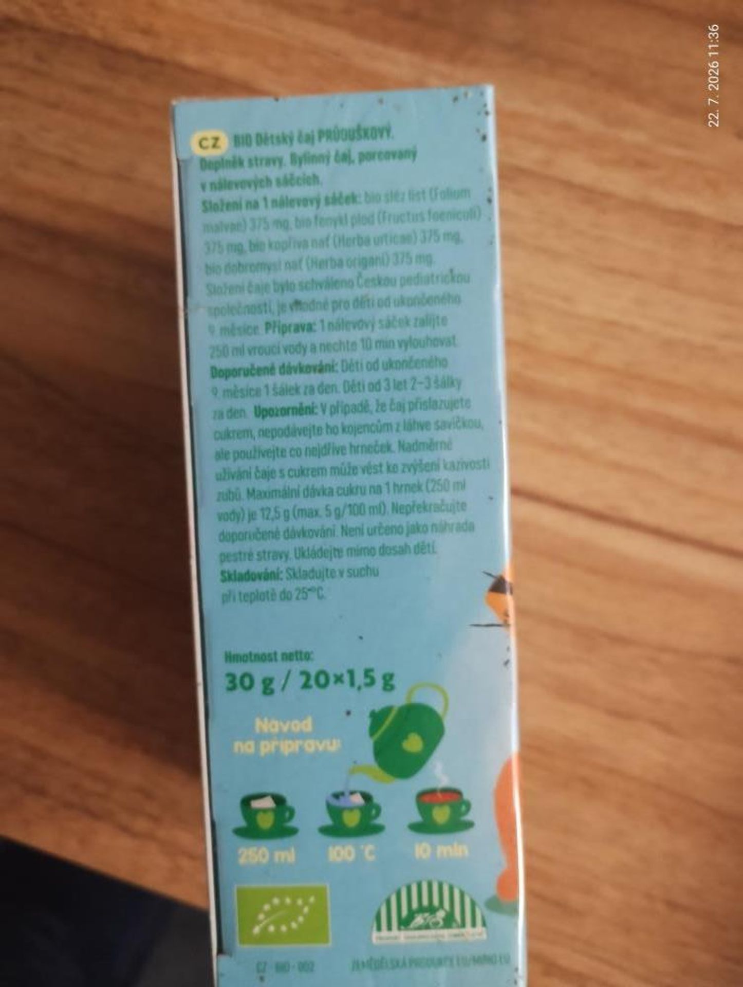 Čaj na průdušky - Čaj s nadlimitním množstvím alkaloidů (4/4)