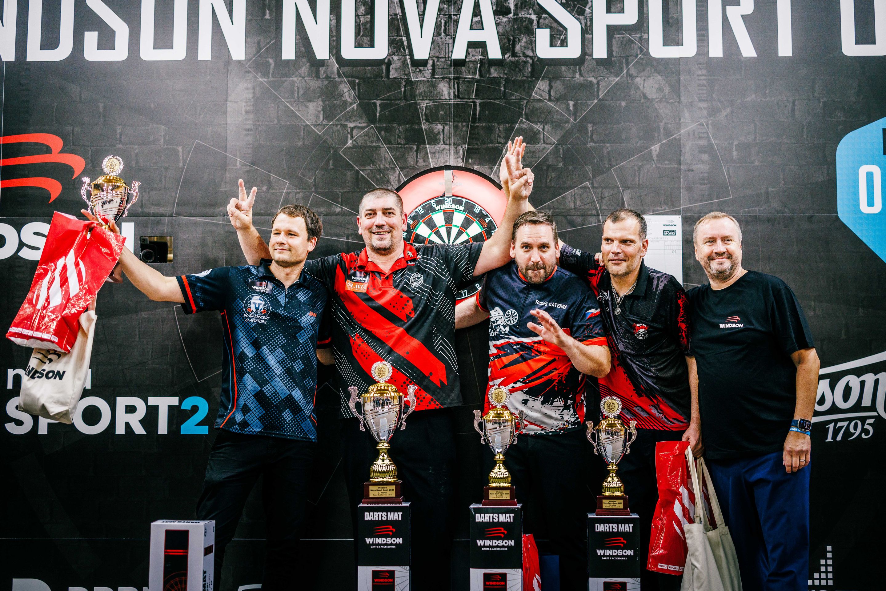 Jan Hoffmann, Petr Křivka, Tomáš Materna a Jan Kraus na Windson Nova Sport Open 2025 - Nova Sport Open 2025 (1/20)