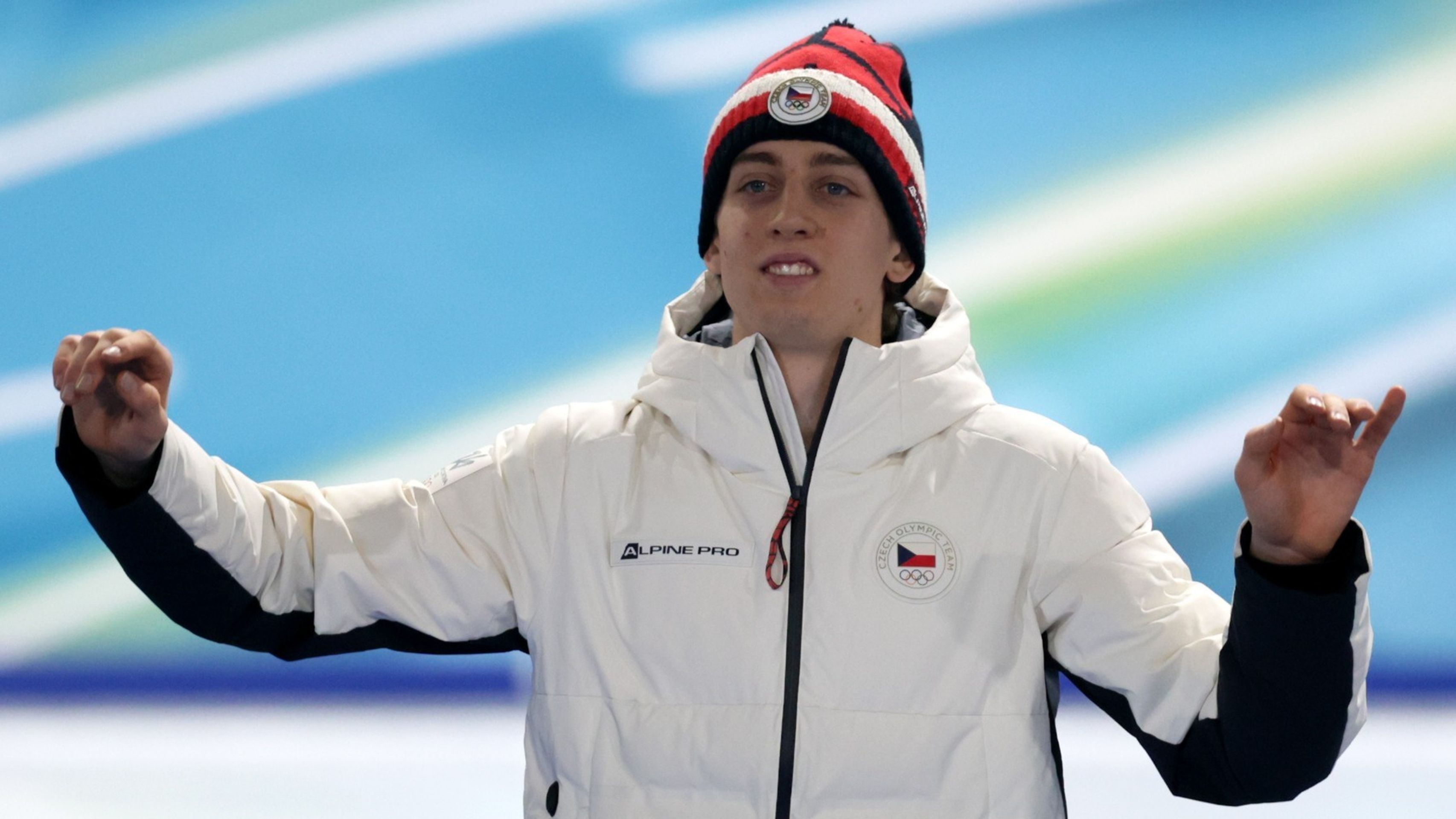 Český rychlobruslař Metoděj Jílek získal na ZOH 2026 stříbro - Metoděj Jílek získal na ZOH 2026 stříbrnou medaili (5/5)