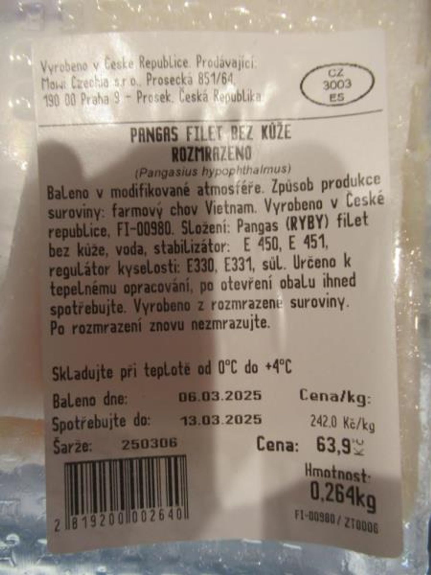 Závadné rybí filety - Závadné rybí filety (2/3)