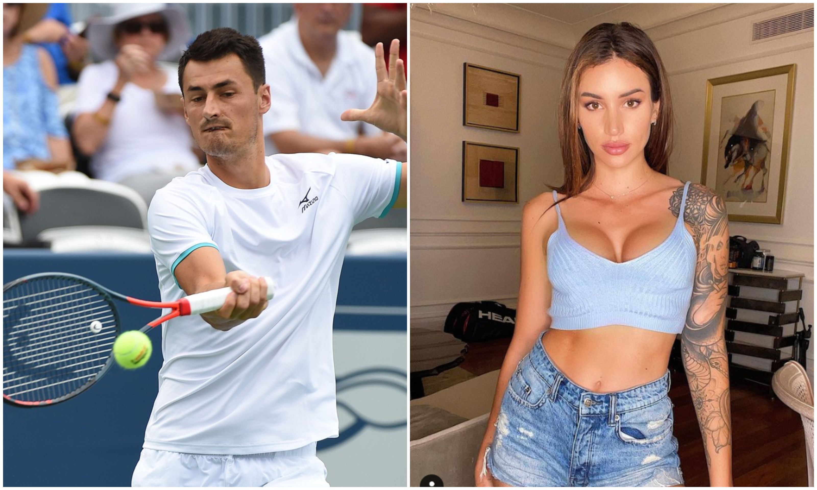 Tenista Bernard Tomic a jeho přítelkyně Vanessa - GALERIE: Sexy partnerka tenisty Tomice se zlobí. "Nemůžu před ním na velkou" (1/5)