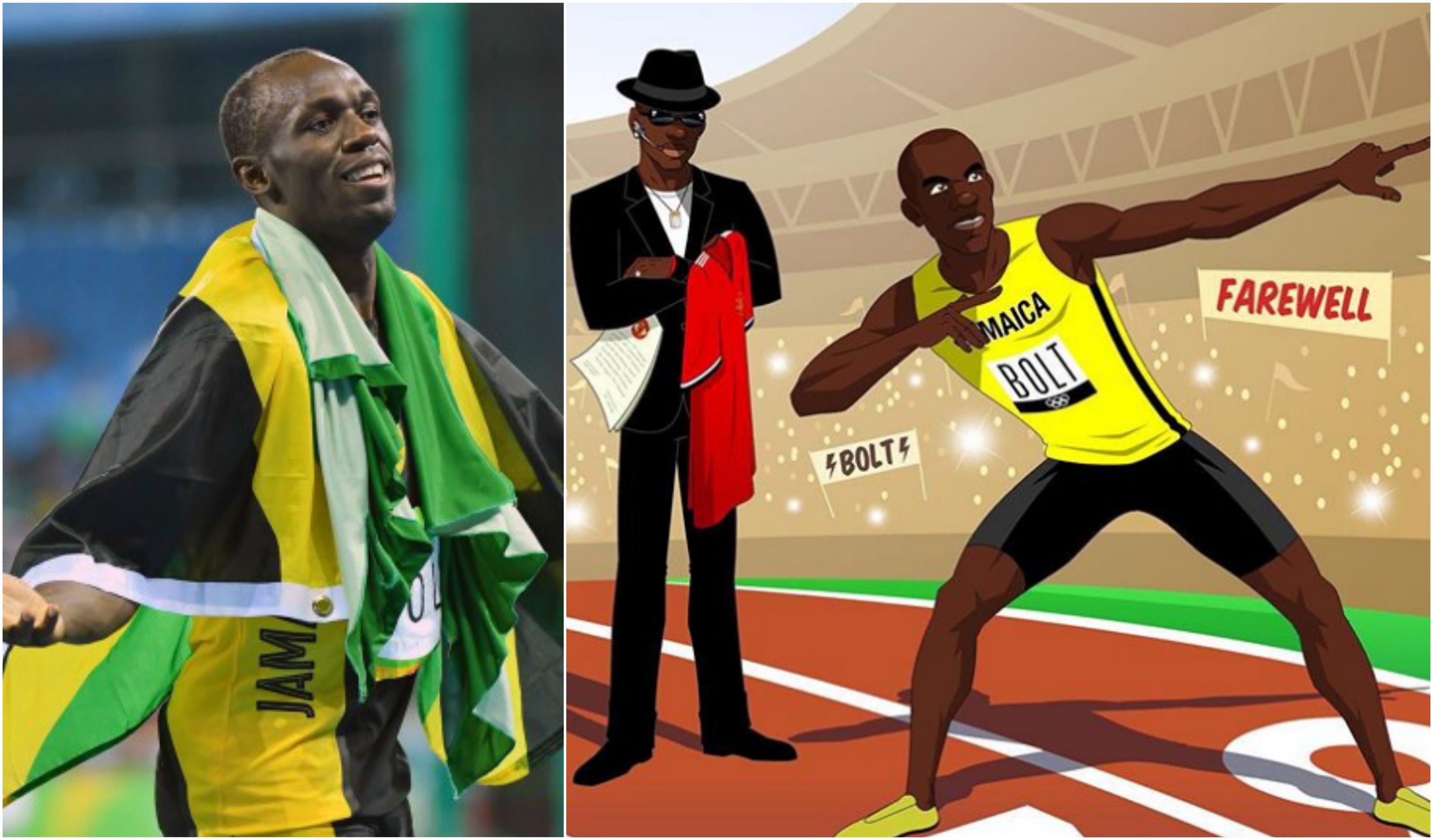 Usain Bolt - GALERIE: Svět se klaní Boltovi: Pogba udělal omalovánky, mnohým bude chybět! (1/6)