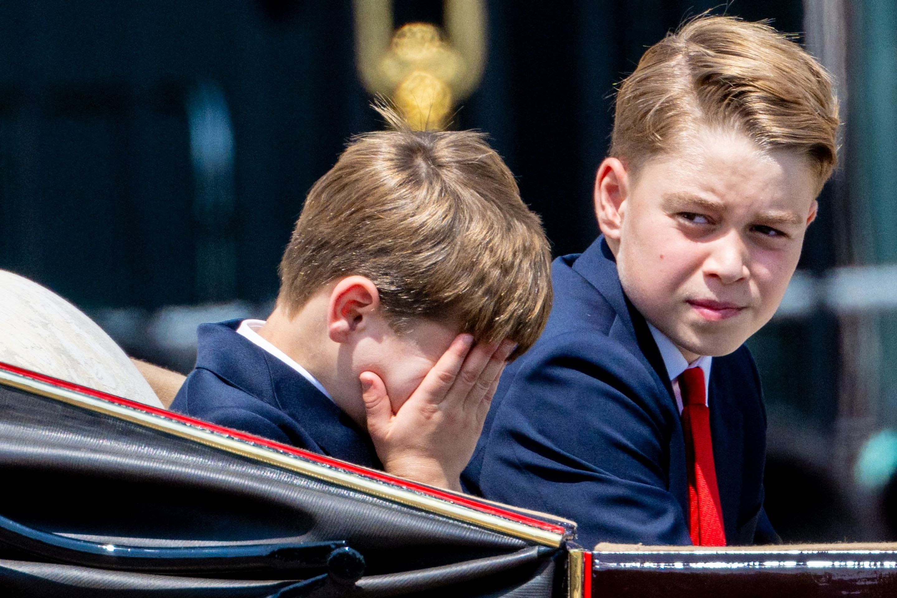 Princ Louis a princ George na Trooping the Colour - Princ Louis na Trooping the Colour (3/6)