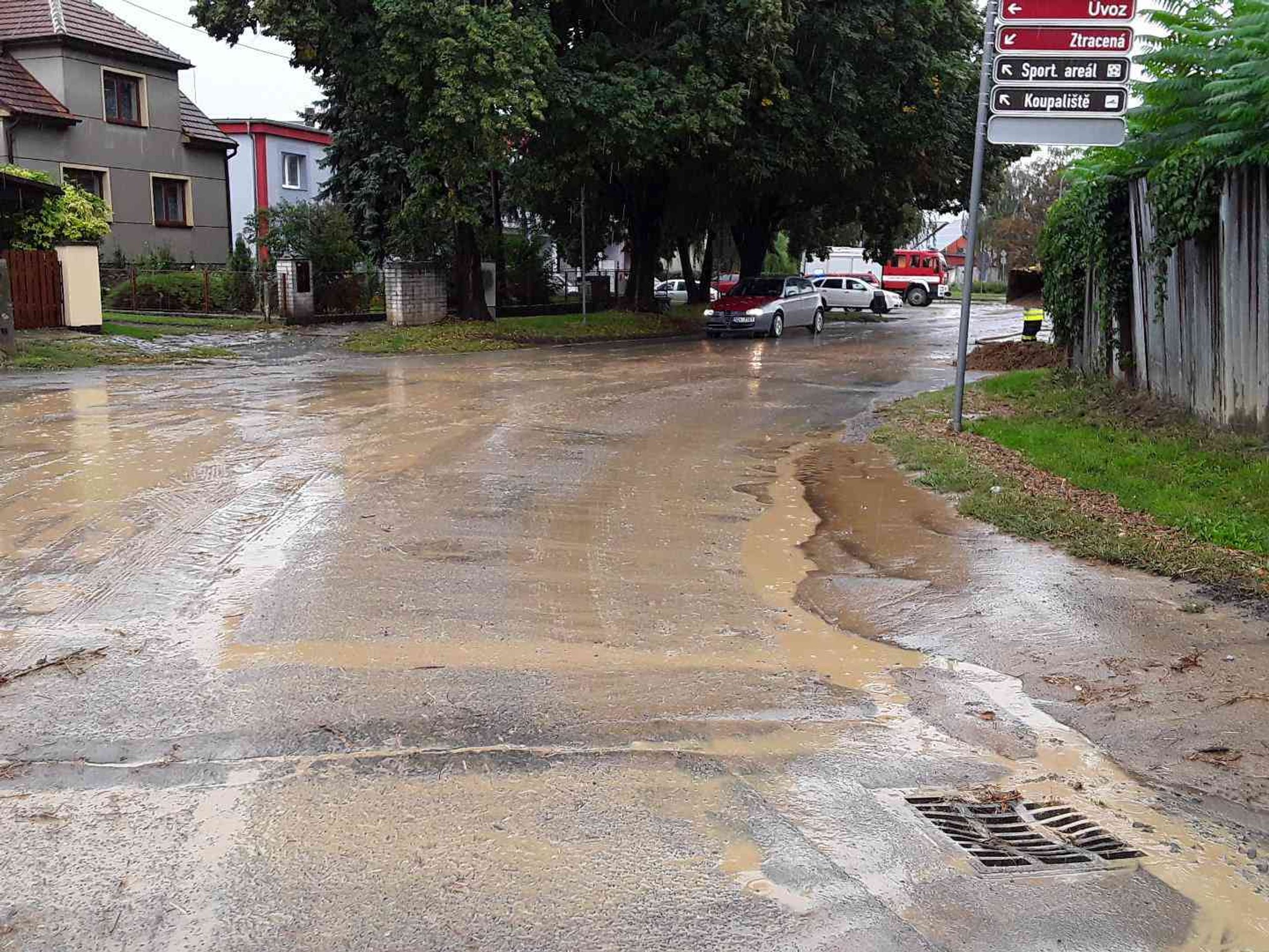 Vydatný déšť v Jihomoravském kraji - GALERIE: Česko potrápil vydatný déšť (2/10)