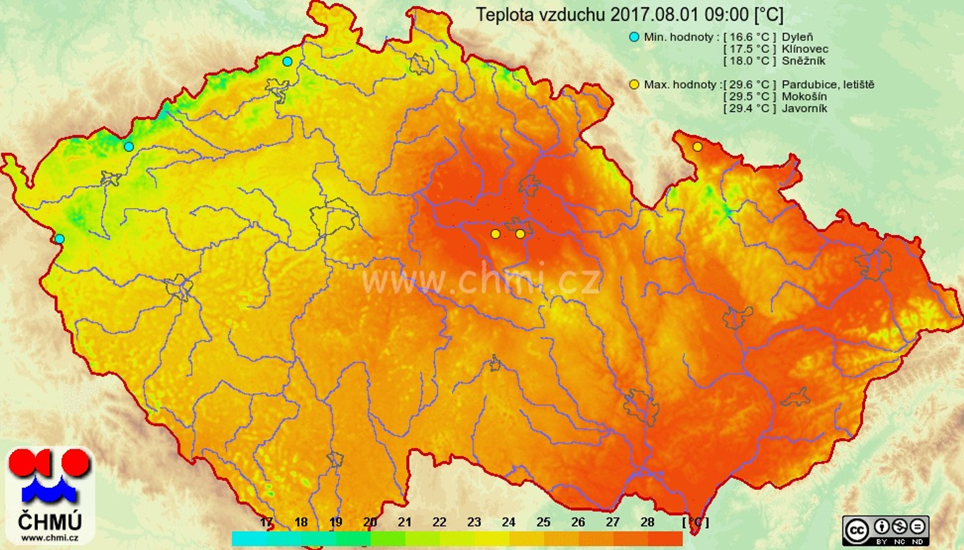 Jak se rozpálilo Česko 1.8.2017 - 9:00 - GALERIE: Jak se rozžhavilo Česko (3/10)