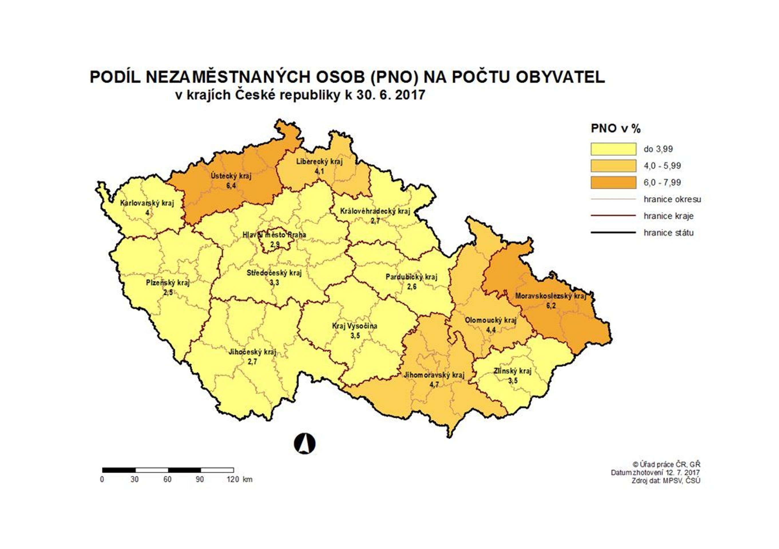 Nezaměstnanost v Česku v červenci - 1 - GALERIE: Nezaměstnanost v červnu 2017 (2/3)