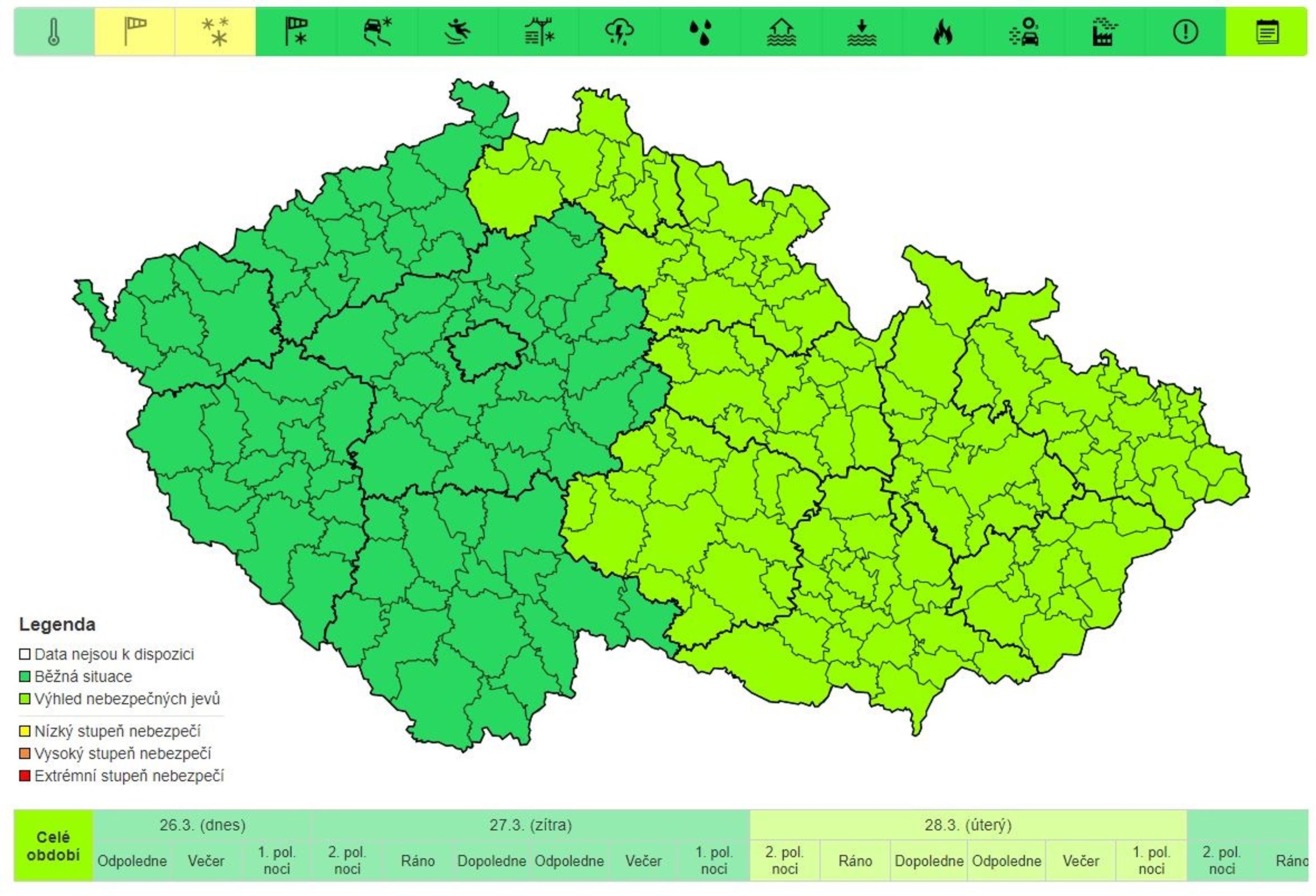 Předvýstraha - Počasí (3/5)