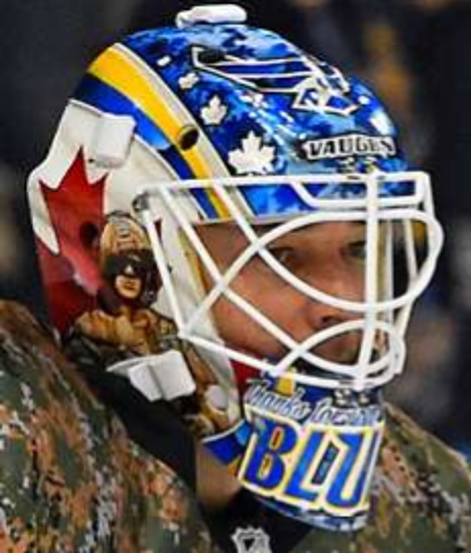 Brian Elliott - Galerie: Která brankářská helma byla v NHL nejoriginálnější? (14/14)