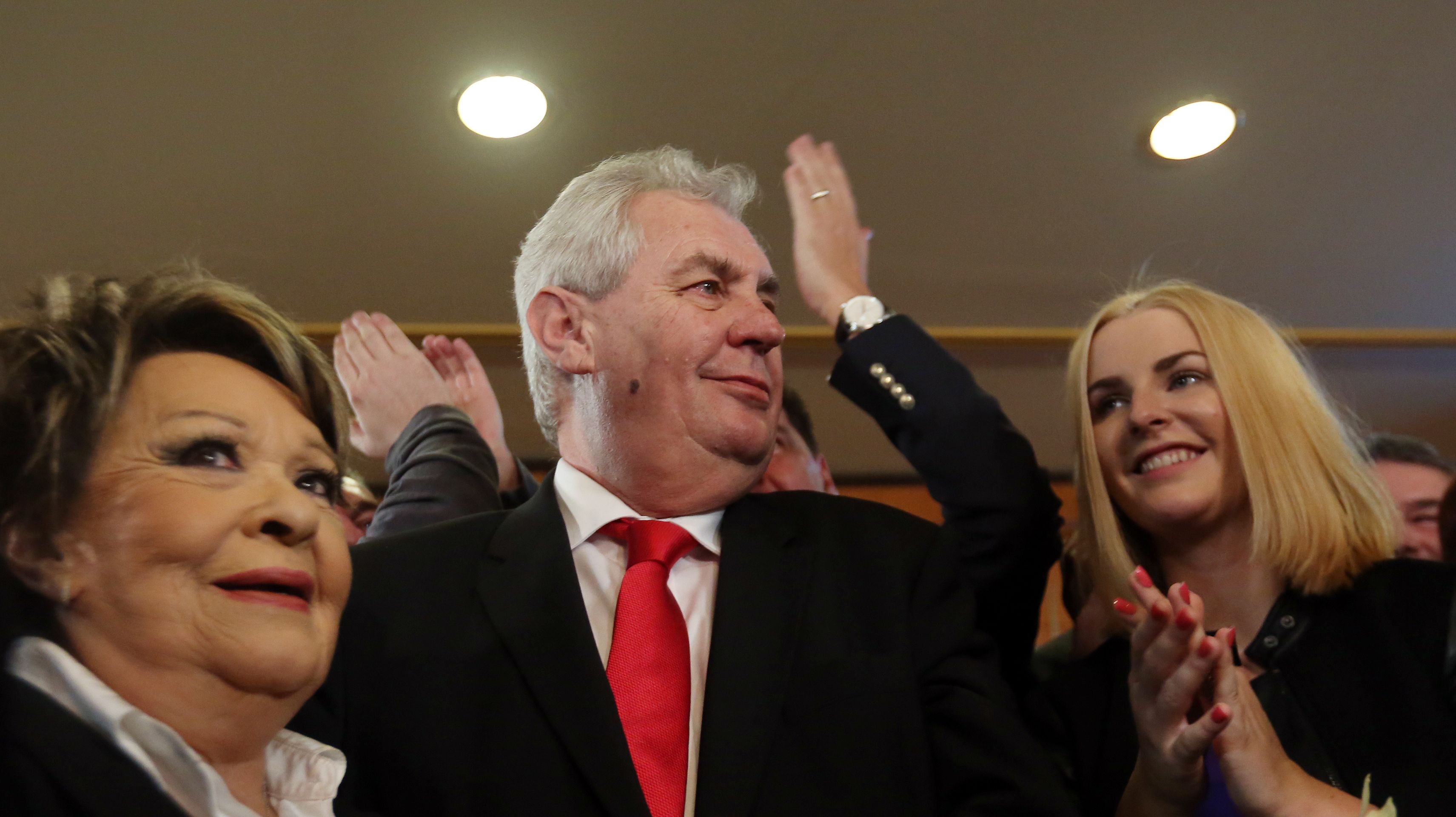 Miloš Zeman - 1 - GALERIE: Zemanův volební štáb (1/13)