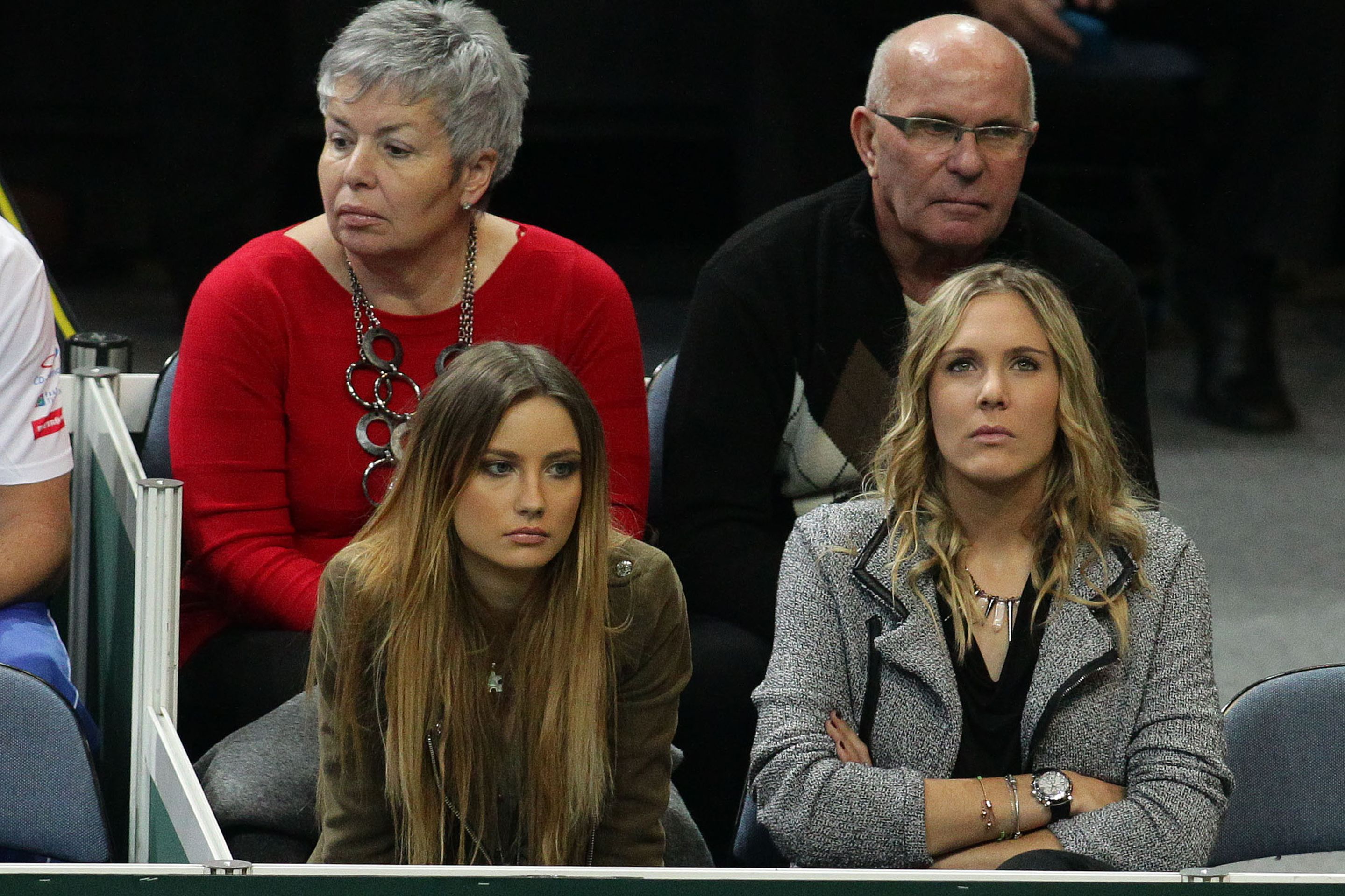 Nicole Vaidišová a Ester Sátorová - GALERIE: Nicole Vaidišová a Ester Sátorová při finále Davis Cupu (2/6)