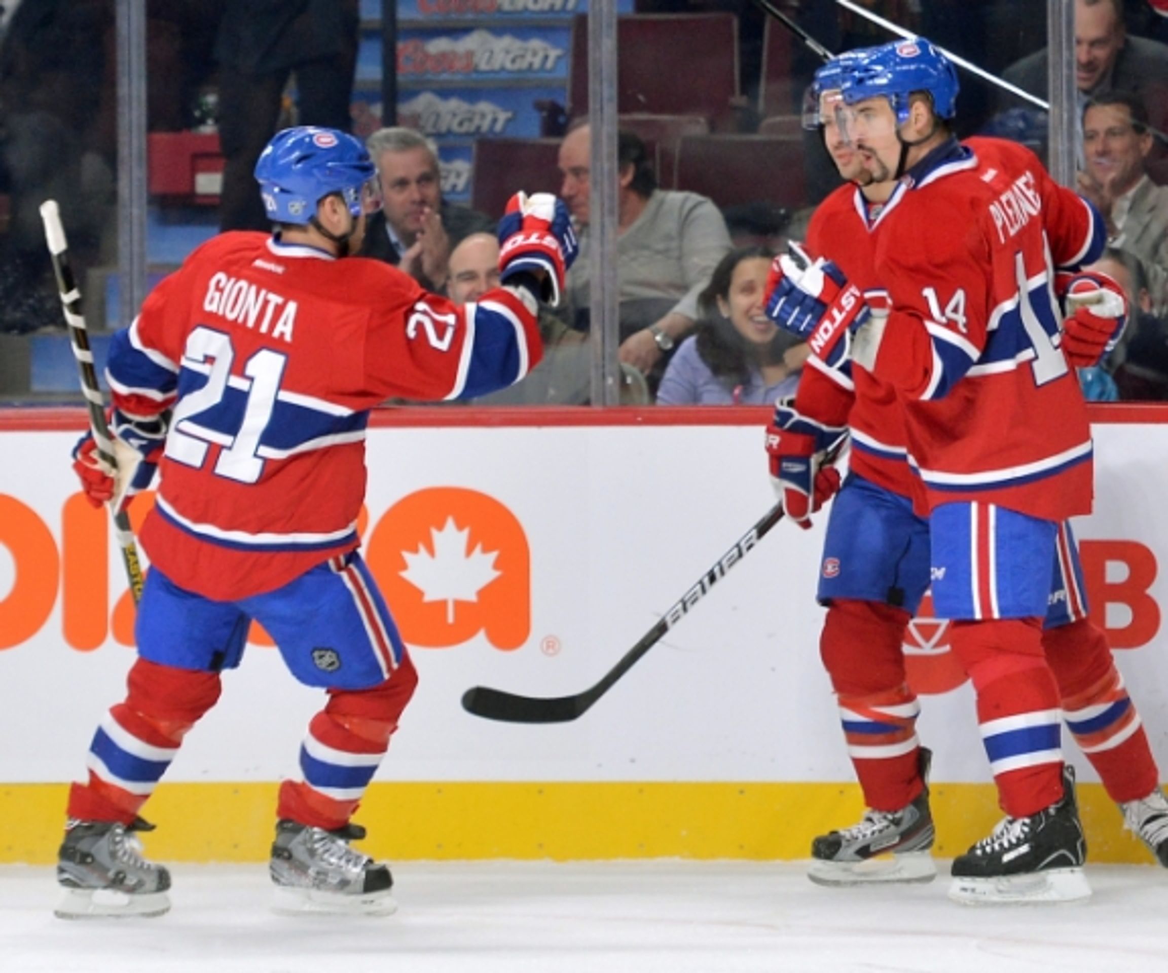 Tomáš Plekanec otevřel skóre zápasu Montreal - Florida - GALERIE: Plekanec i Erat skórovali (10/10)