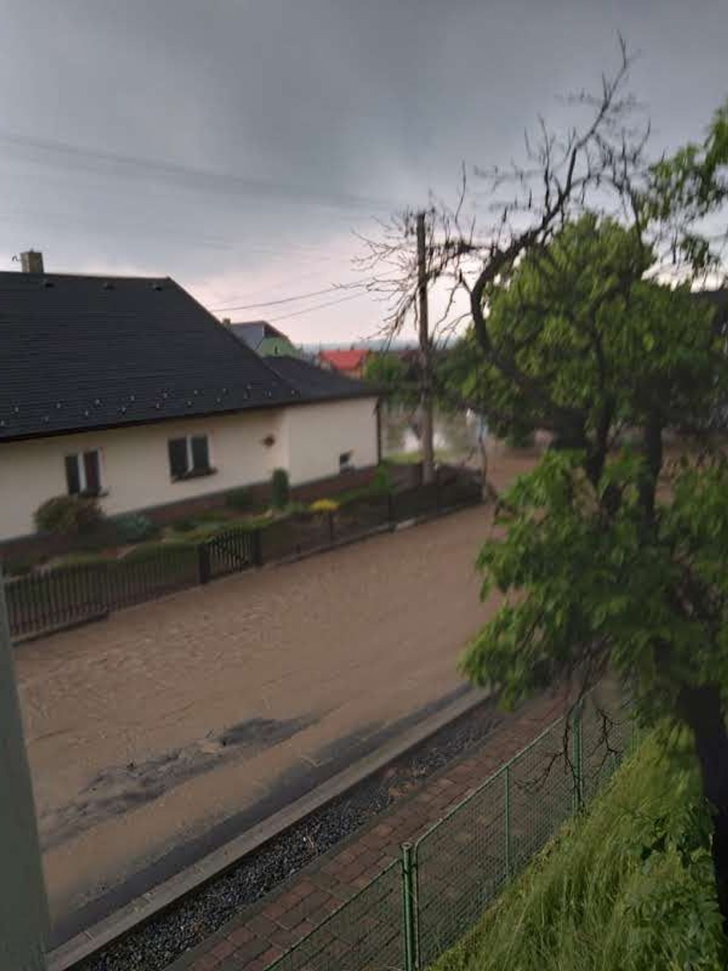 Přívalový déšť na Opavsku - Přívalový déšť na Opavsku (1/6)