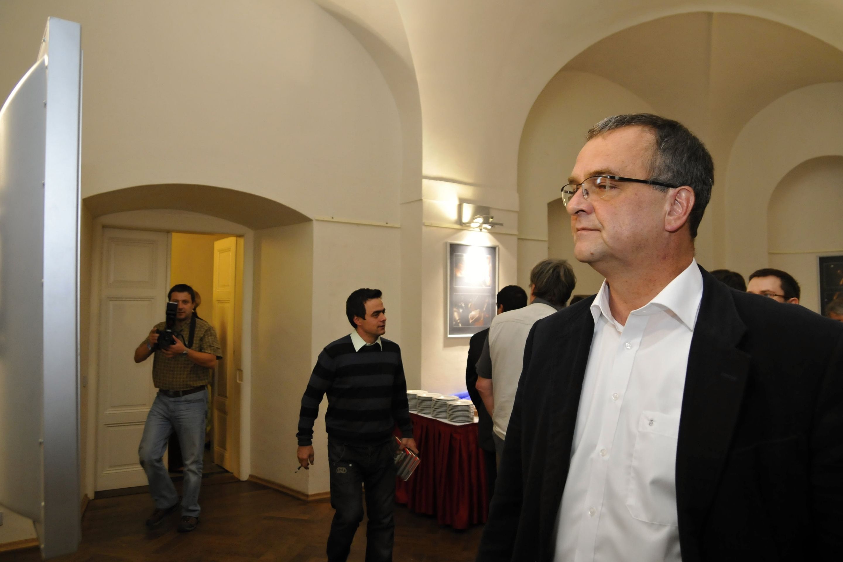 Miroslav Kalousek (TOP 09) - GALERIE: Volební štáb TOP 09 (1/4)