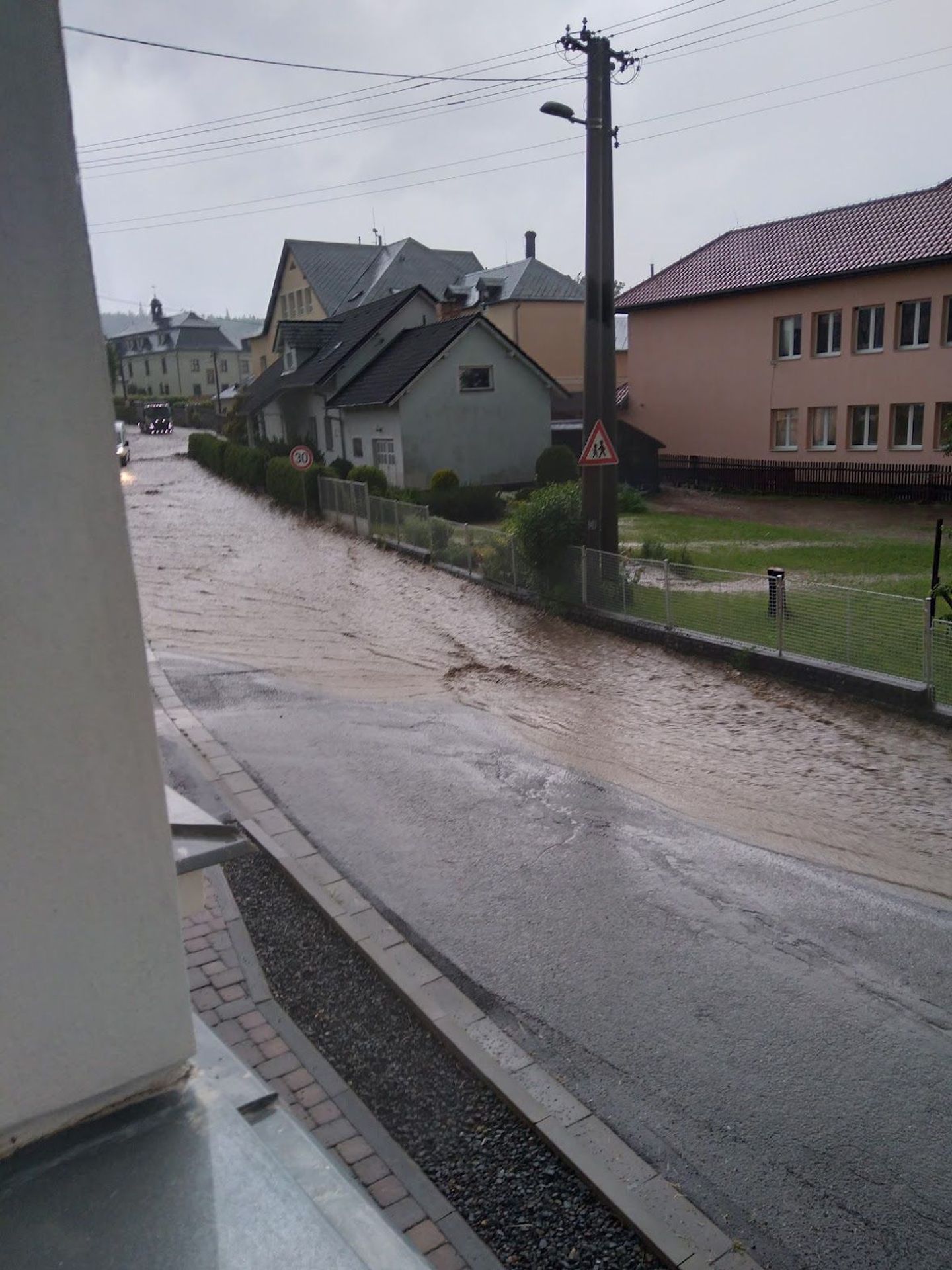 Přívalový déšť na Opavsku - Přívalový déšť na Opavsku (4/6)