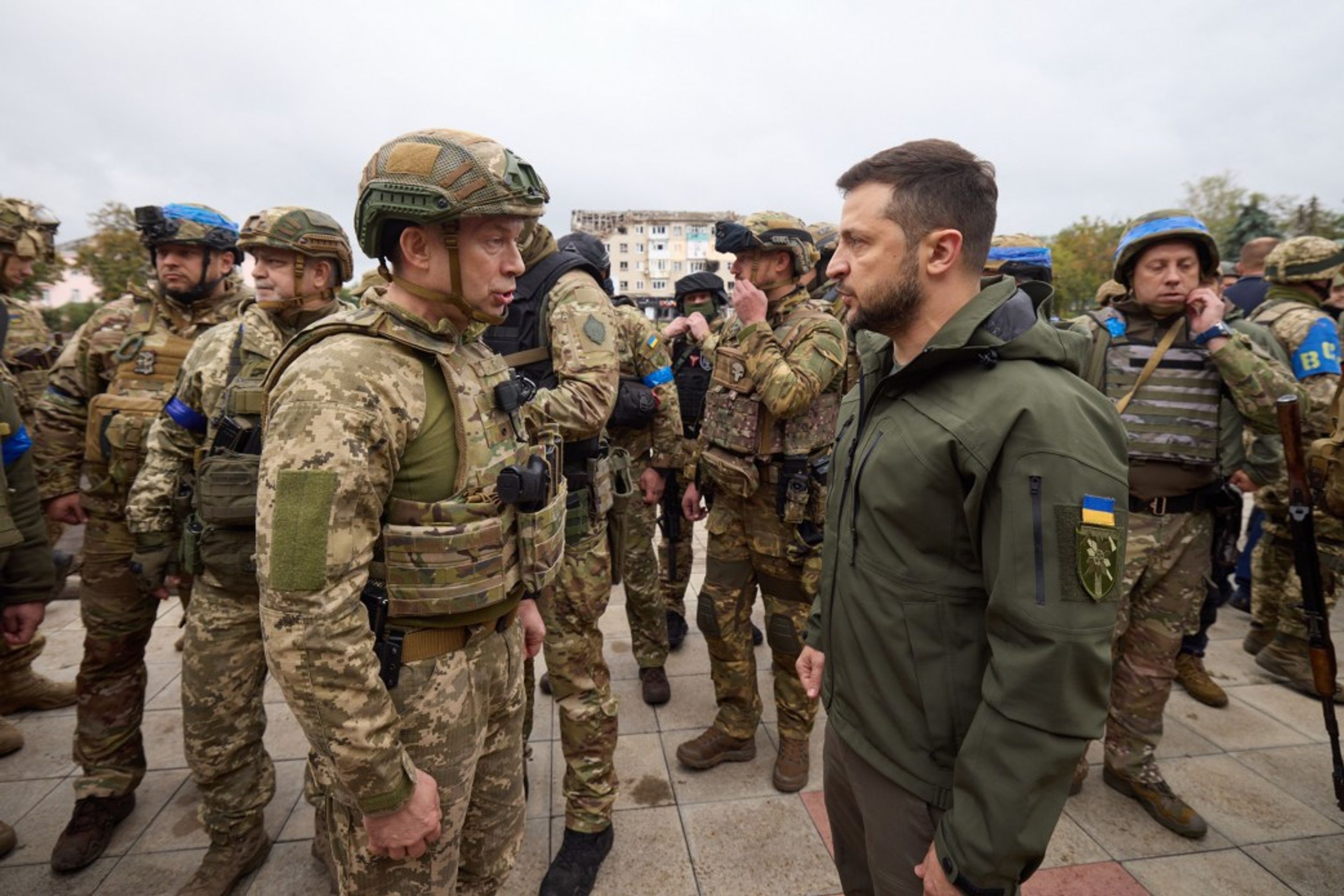 Prezident Zelensky (1) - Prezident Zelensky v Charkově (1/10)