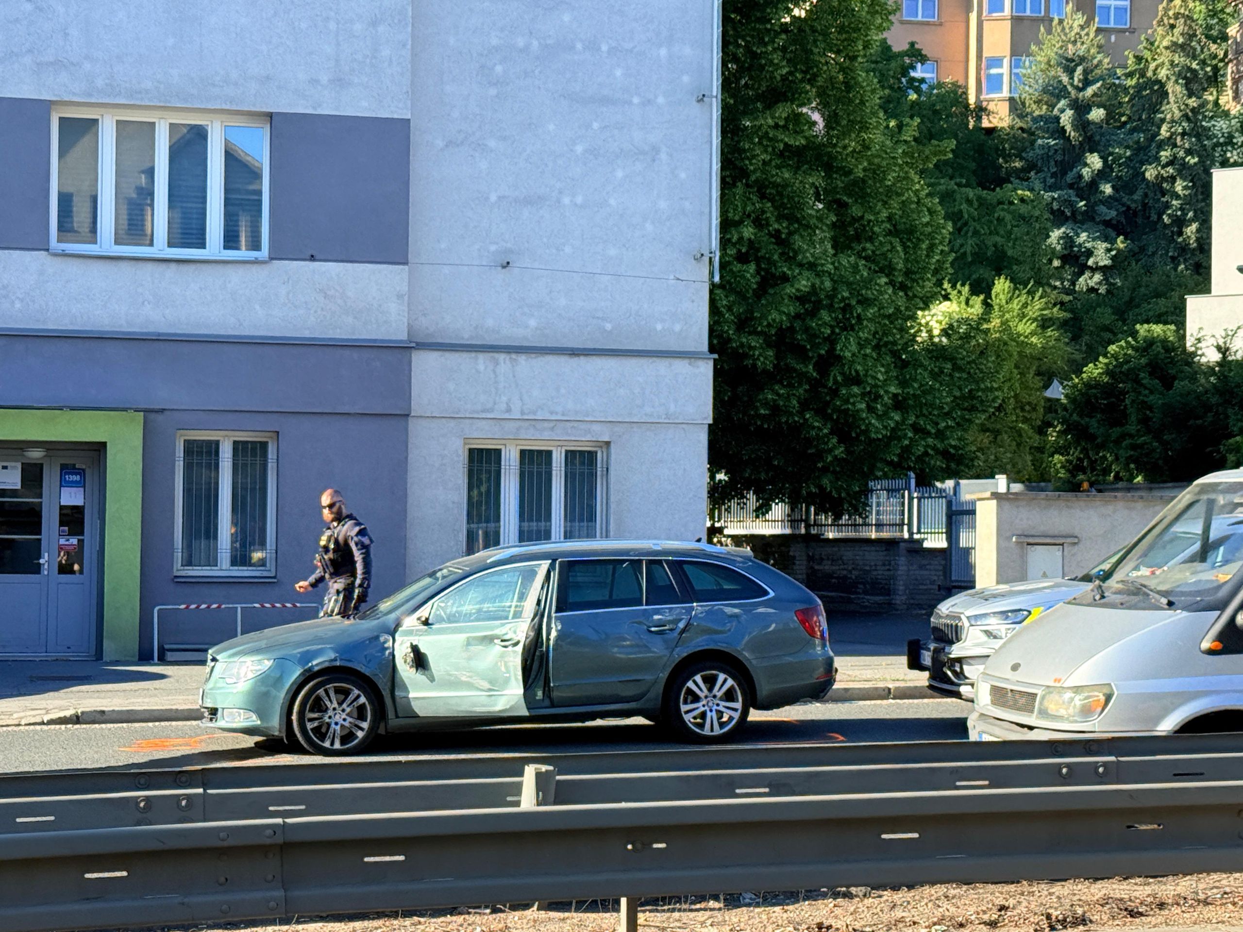 Policejní honička v pražských Holešovičkách (25. 5. 2026) - Policejní honička v pražských Holešovičkách (25. 5. 2026) (1/4)