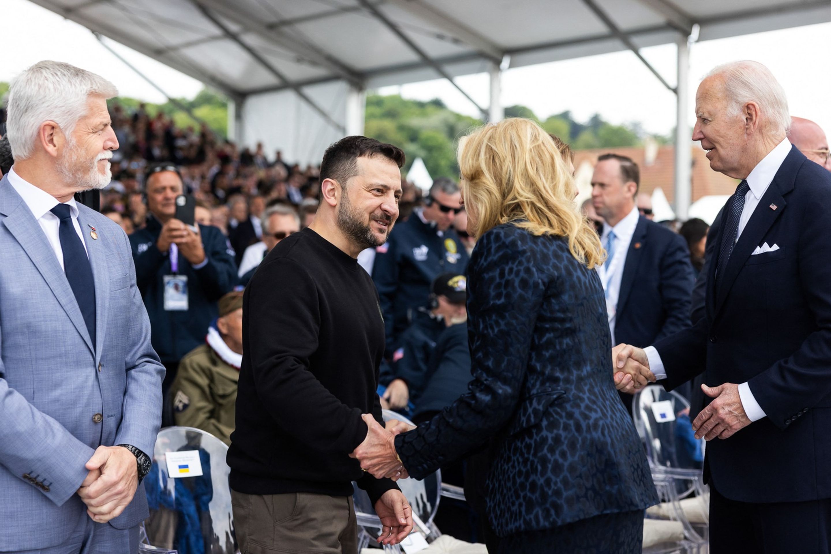 Petr Pavel, Volodymyr Zelensky, Jill a Joe Bidenovi - Joe Biden (8/20)