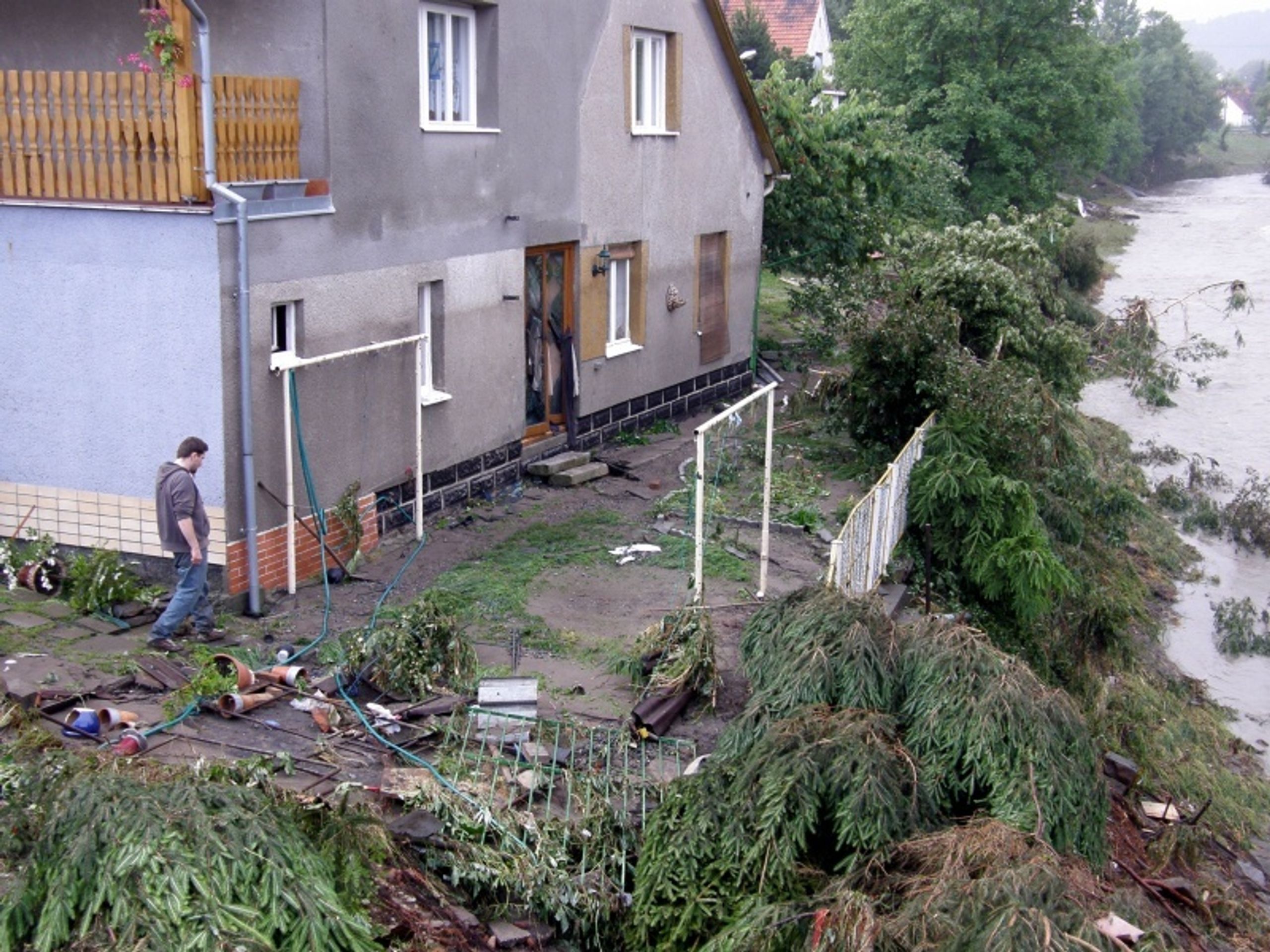 Velká voda - GALERIE: Povodně v Česku - Nový Jičín (4/4)