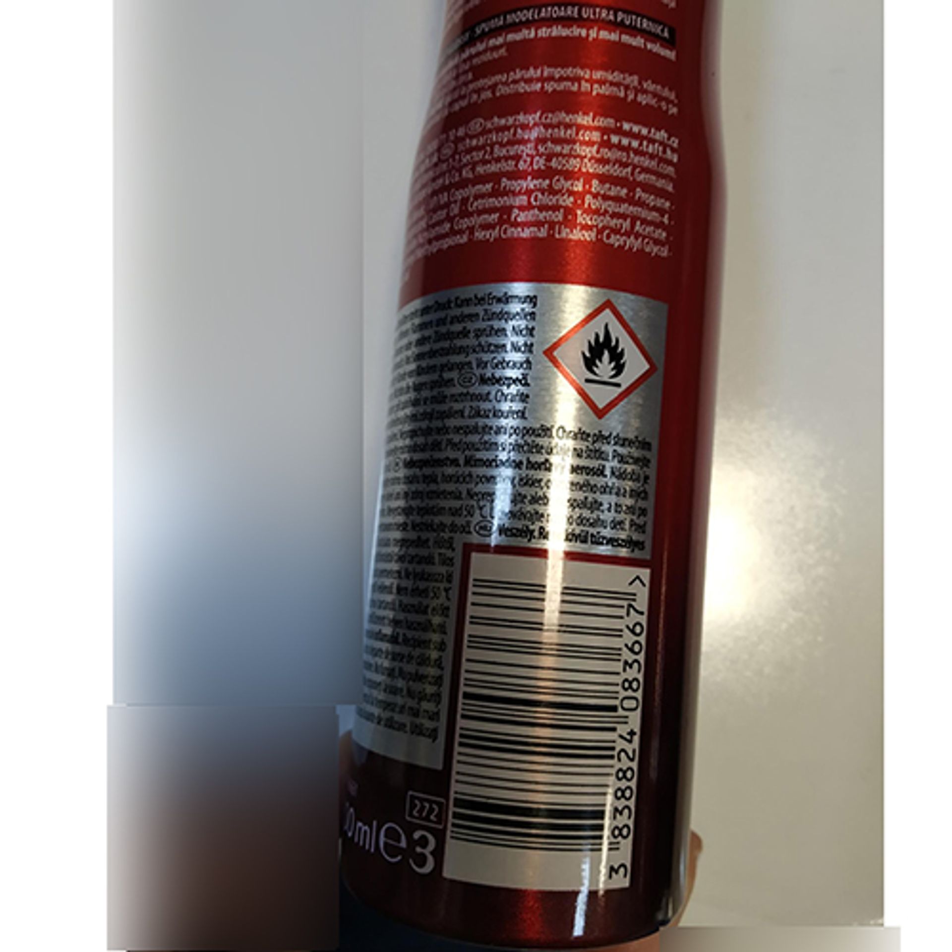 taft SHINE MOUSSE (2) - Nebezpečná kosmetika (14/32)